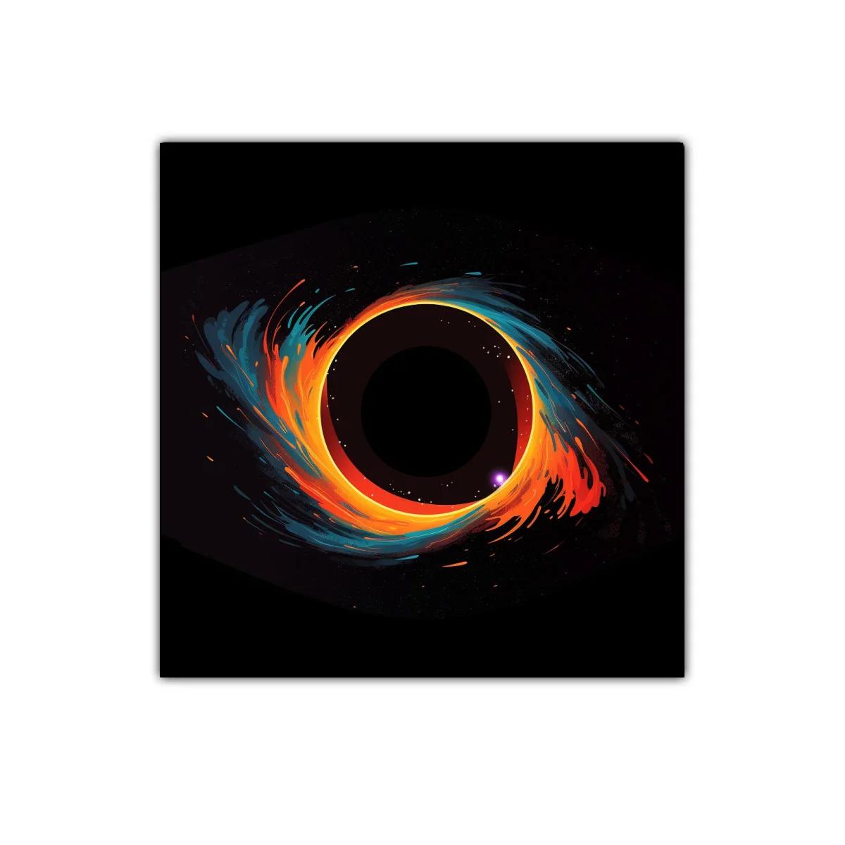 Explosión cósmica en tonos cálidos y fríos vibrantes — miniatura 1