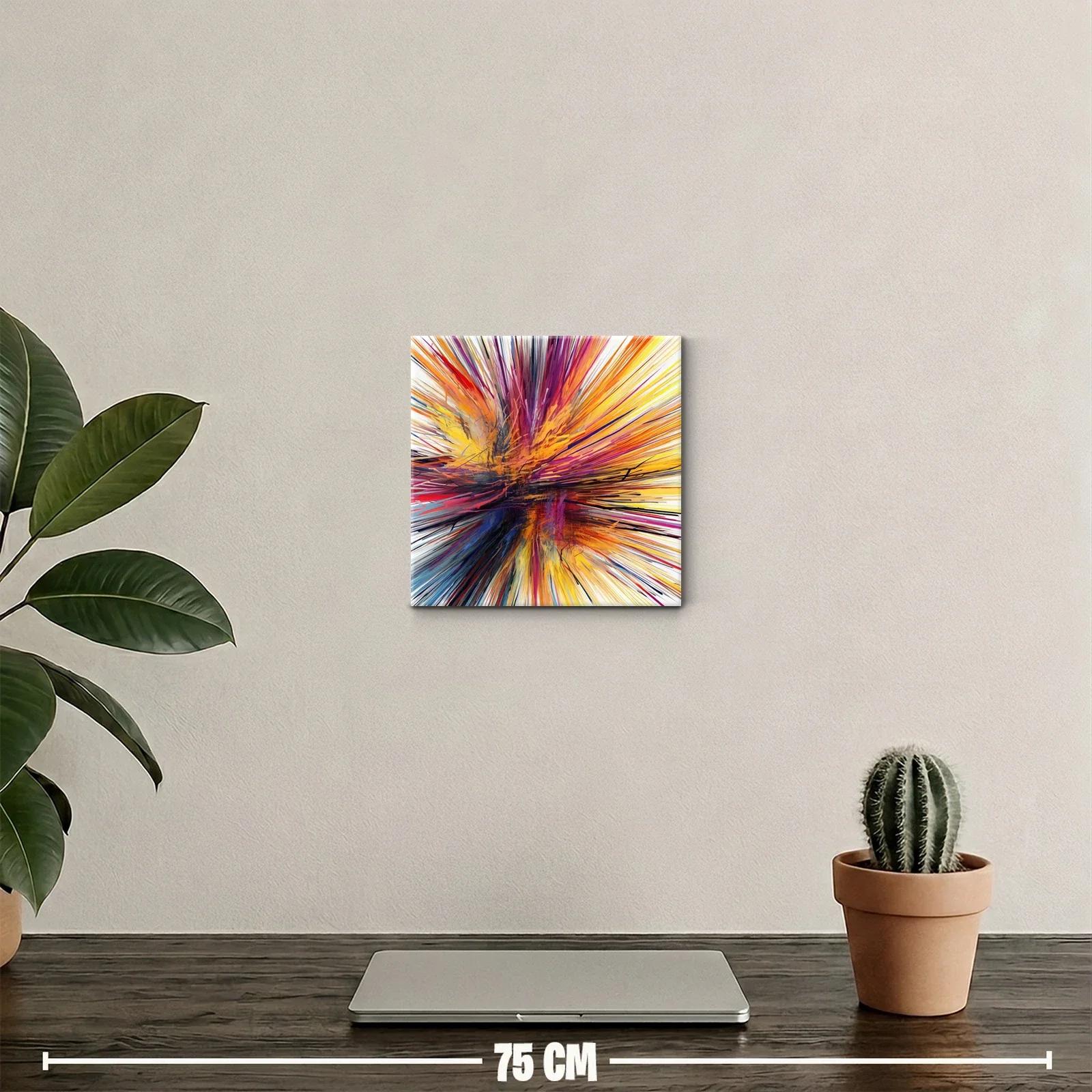 Estallido de Colores Vibrantes con Dinamismo Abstracto — miniatura 2