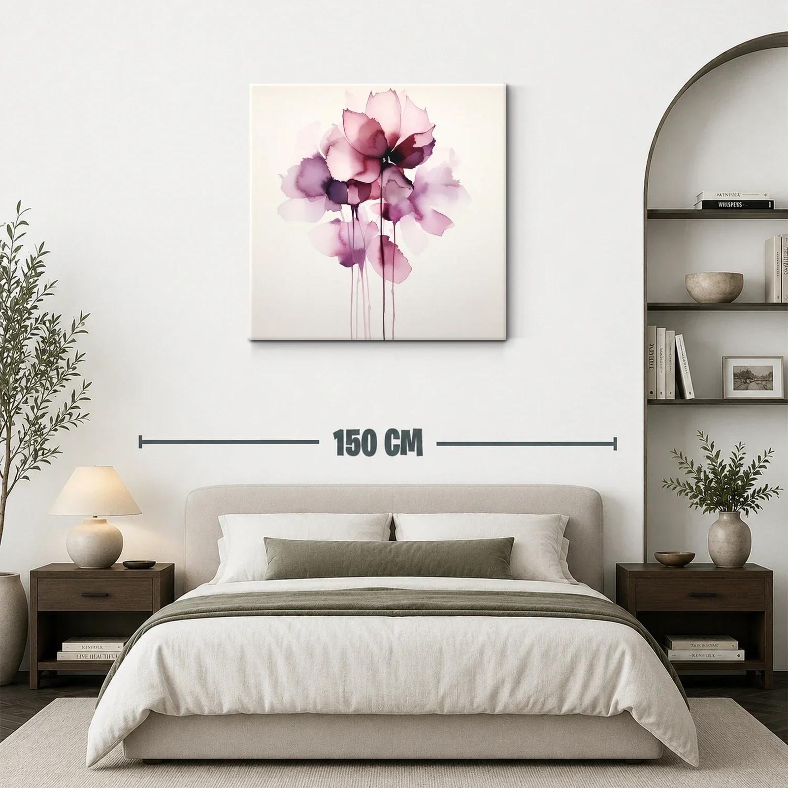 Flor abstracta en tonos cálidos y delicados — miniatura 3