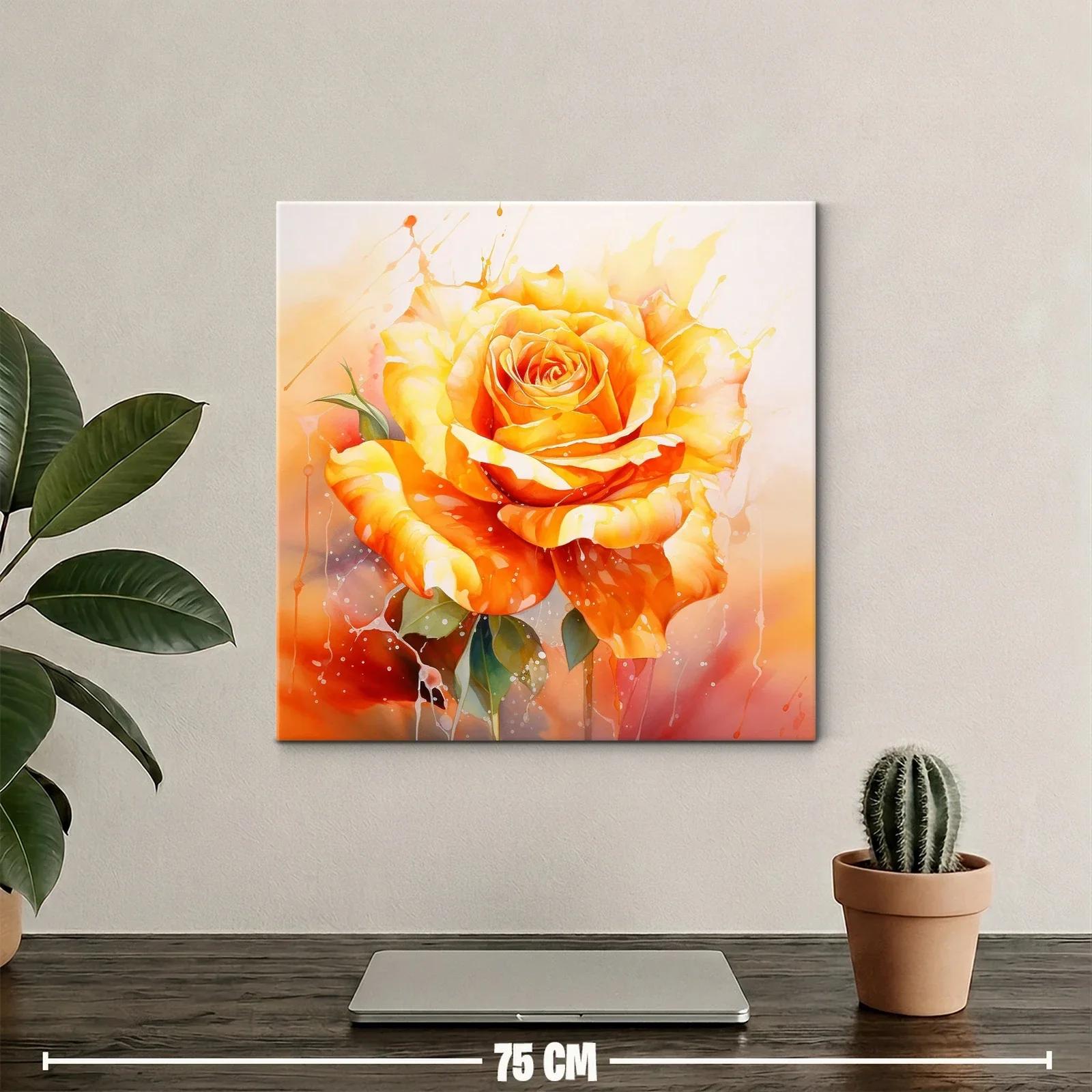 Vibrante rosa amarilla con toques cálidos y luminosos — miniatura 2