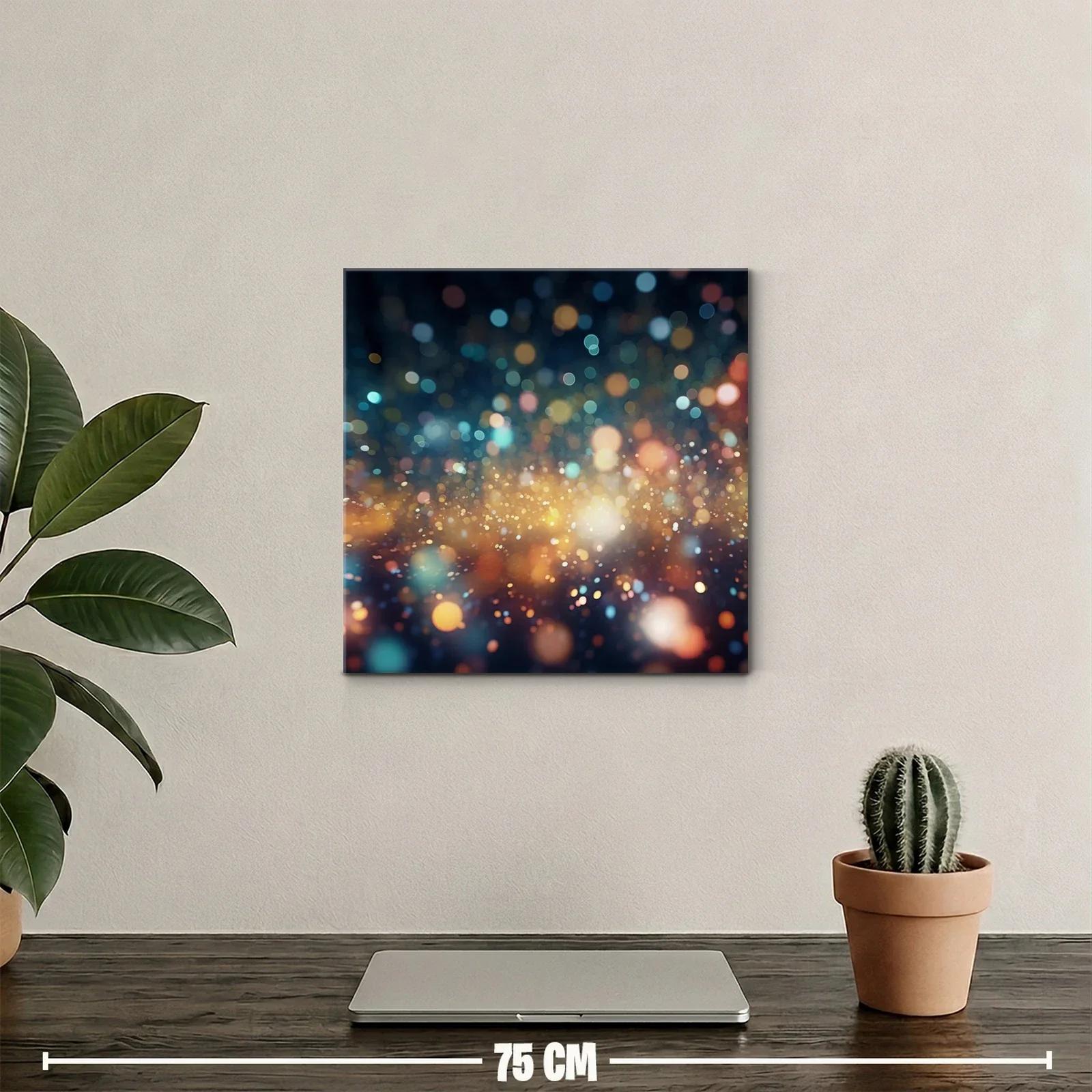 Explosión de luces abstractas con tonos cálidos y fríos — miniatura 2