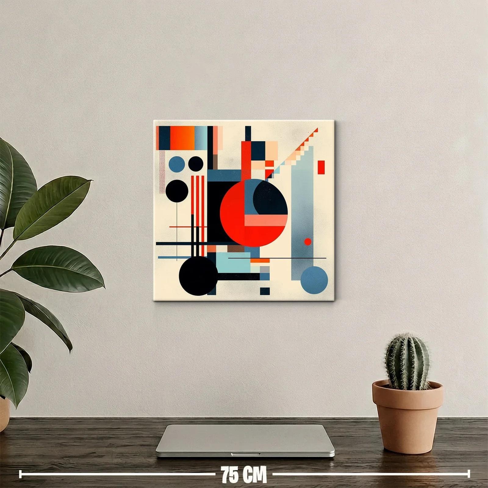 Composición geométrica vibrante con contrastes intensos — miniatura 2