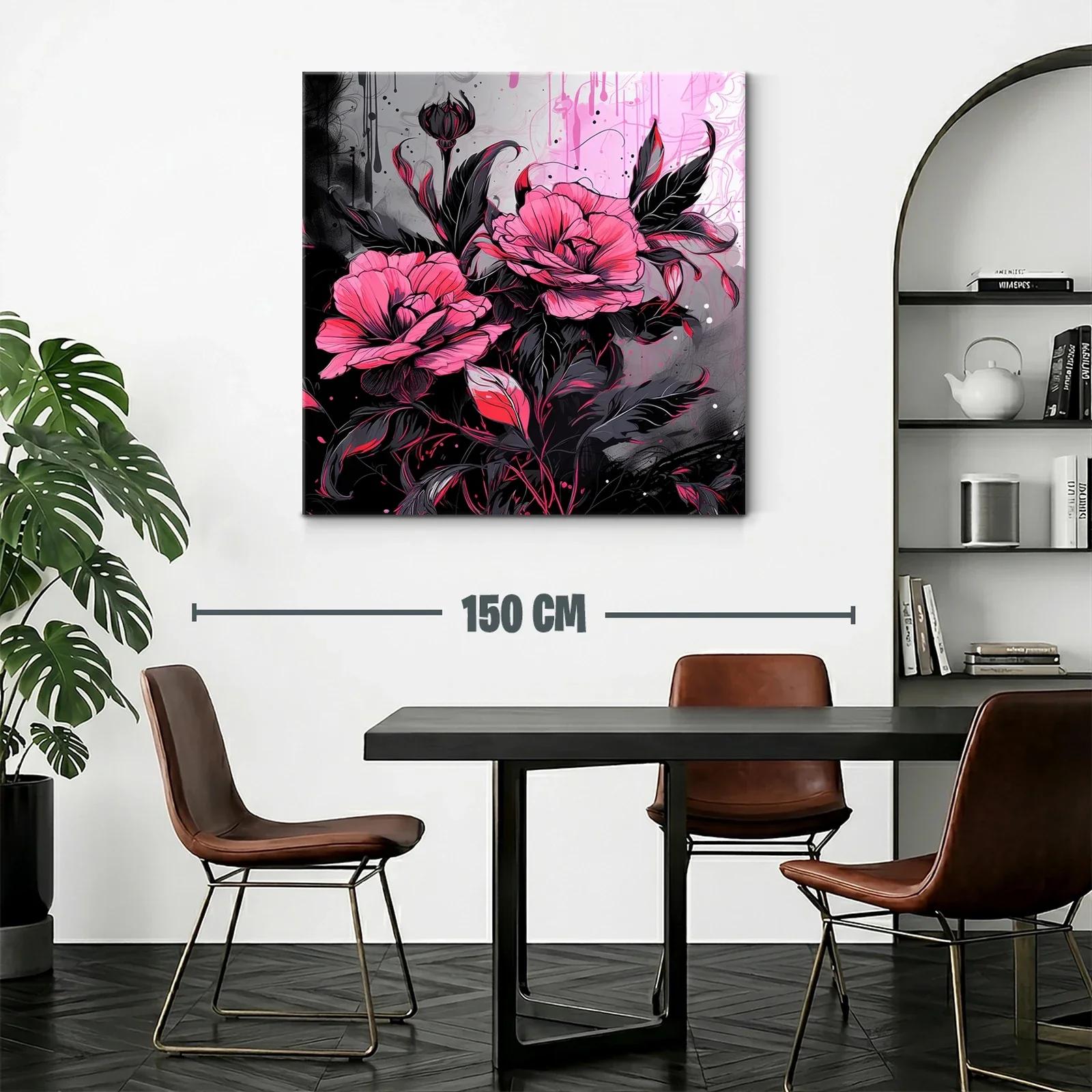 Flores vibrantes con contrastes intensos y elegancia moderna — miniatura 2