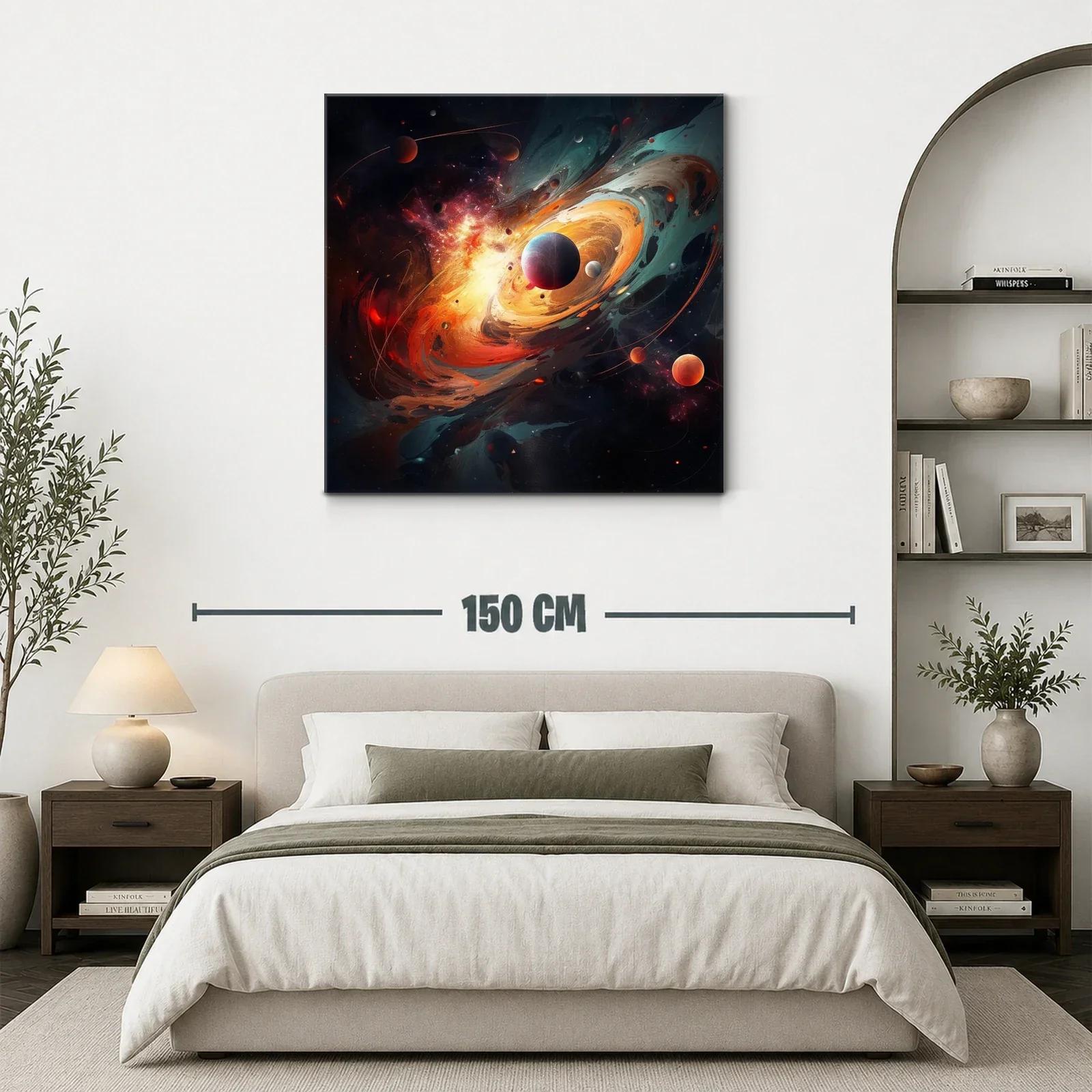 Explosión Cósmica con Planetas en Movimiento — miniatura 3