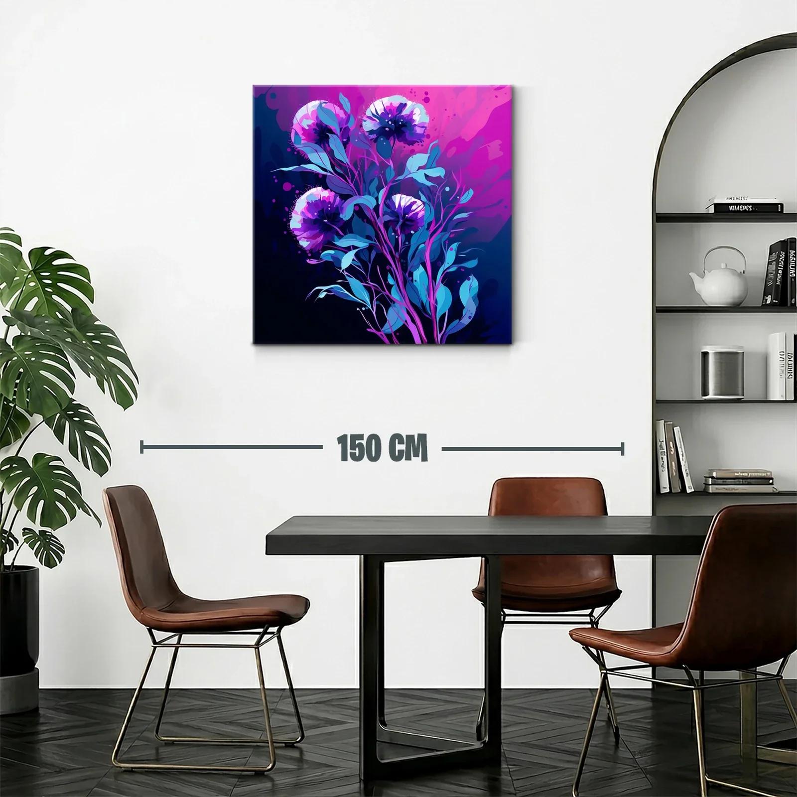 Impactante ramo floral en tonos violetas y azules intensos — miniatura 2
