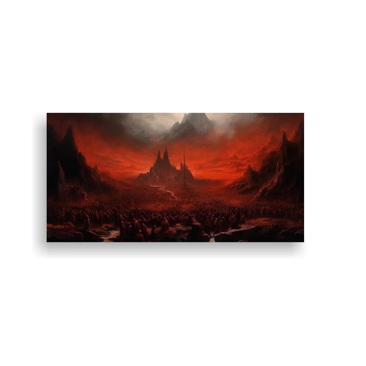 Cuadro castillo oscuro con torres puntiagudas — imagen principal