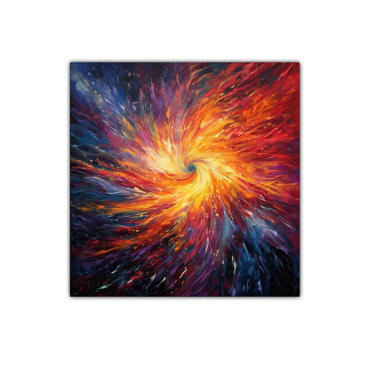 Explosión de color cálido y dinámico para decorar espacios