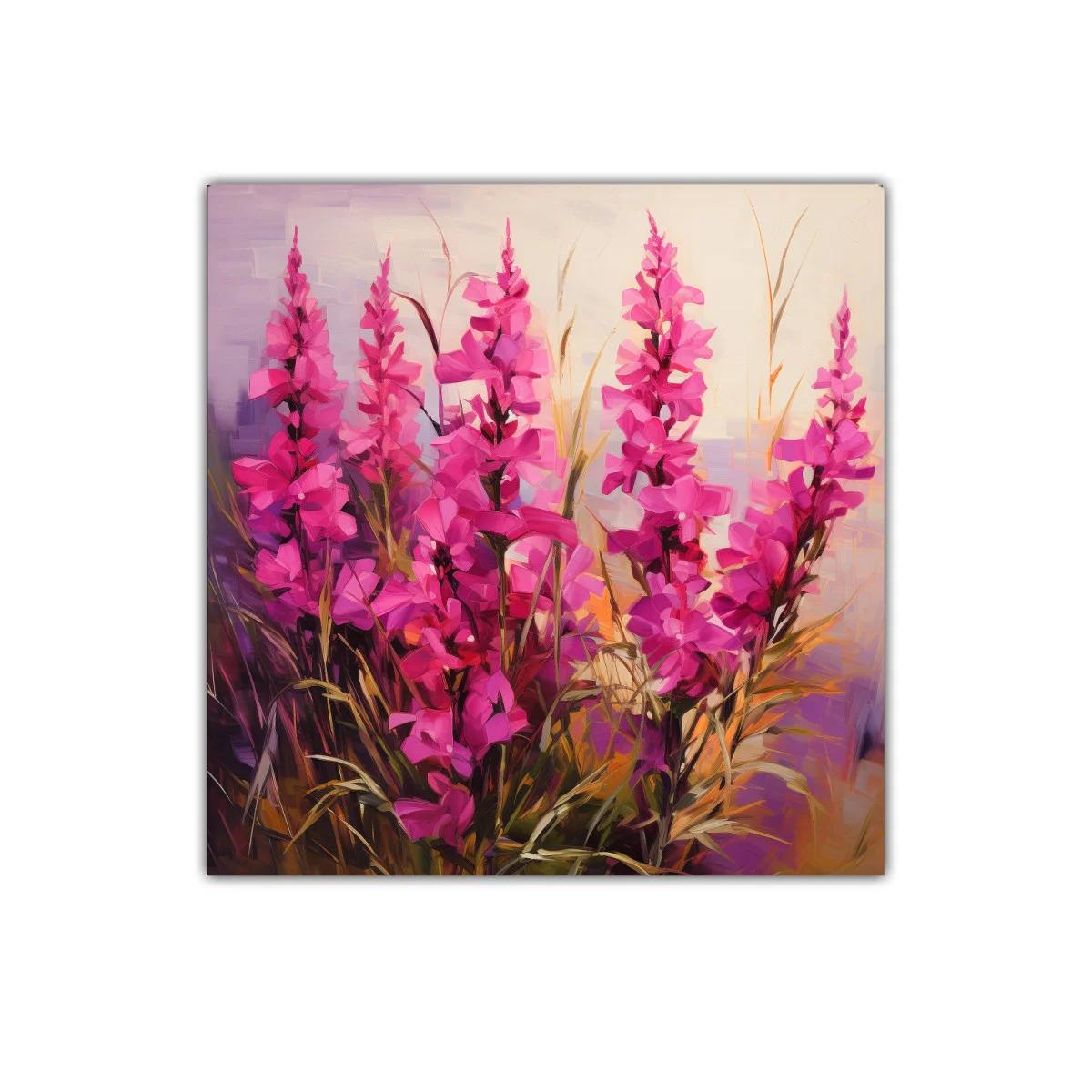 Cuadro decorativo con flores silvestres en tonos vibrantes — imagen principal