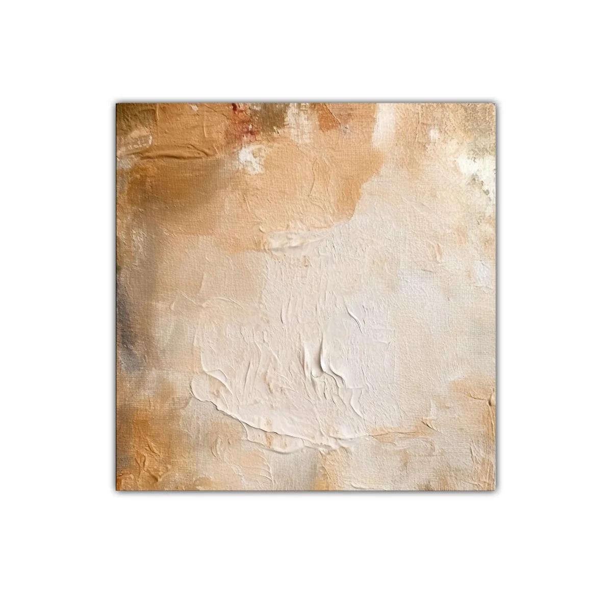 Composición abstracta en tonos cálidos y neutros