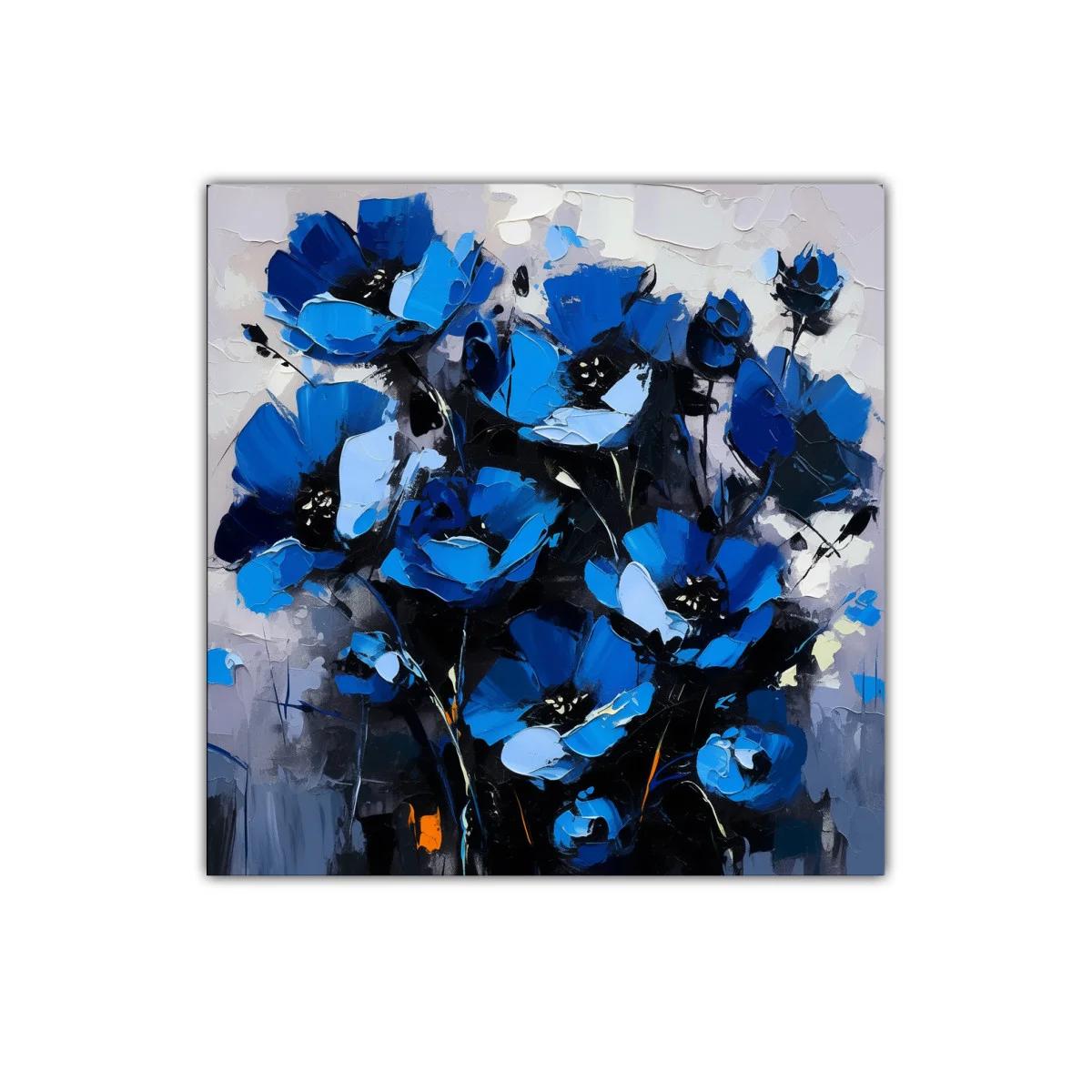 Ramo de flores azules vibrantes para decoración moderna — imagen principal