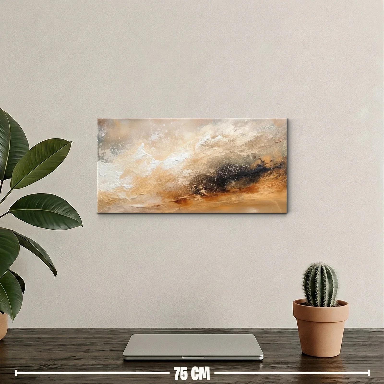 Cuadro nube de tormenta con franja terrosa — miniatura 2