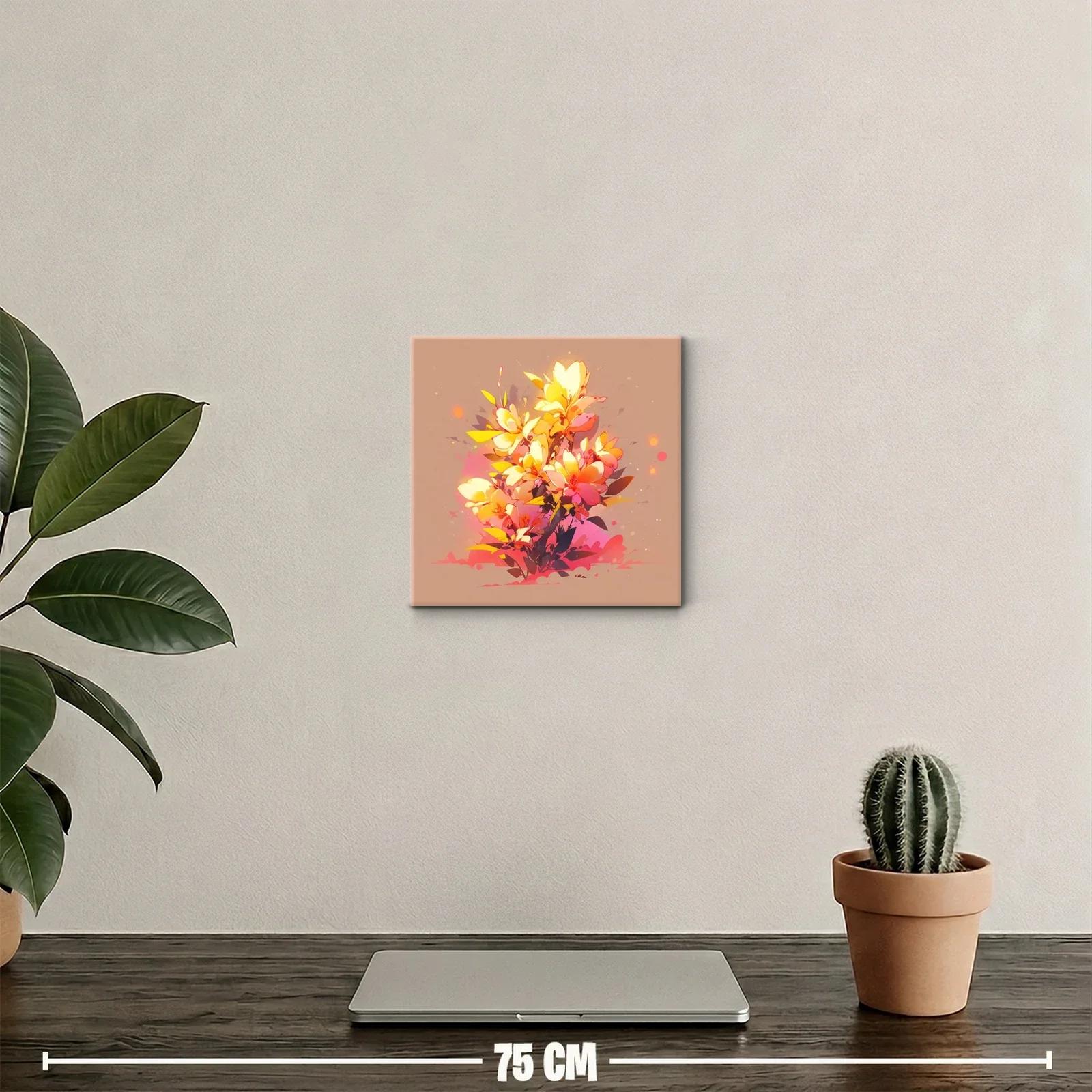 Ramo de flores en tonos cálidos y vibrantes para decorar — miniatura 2