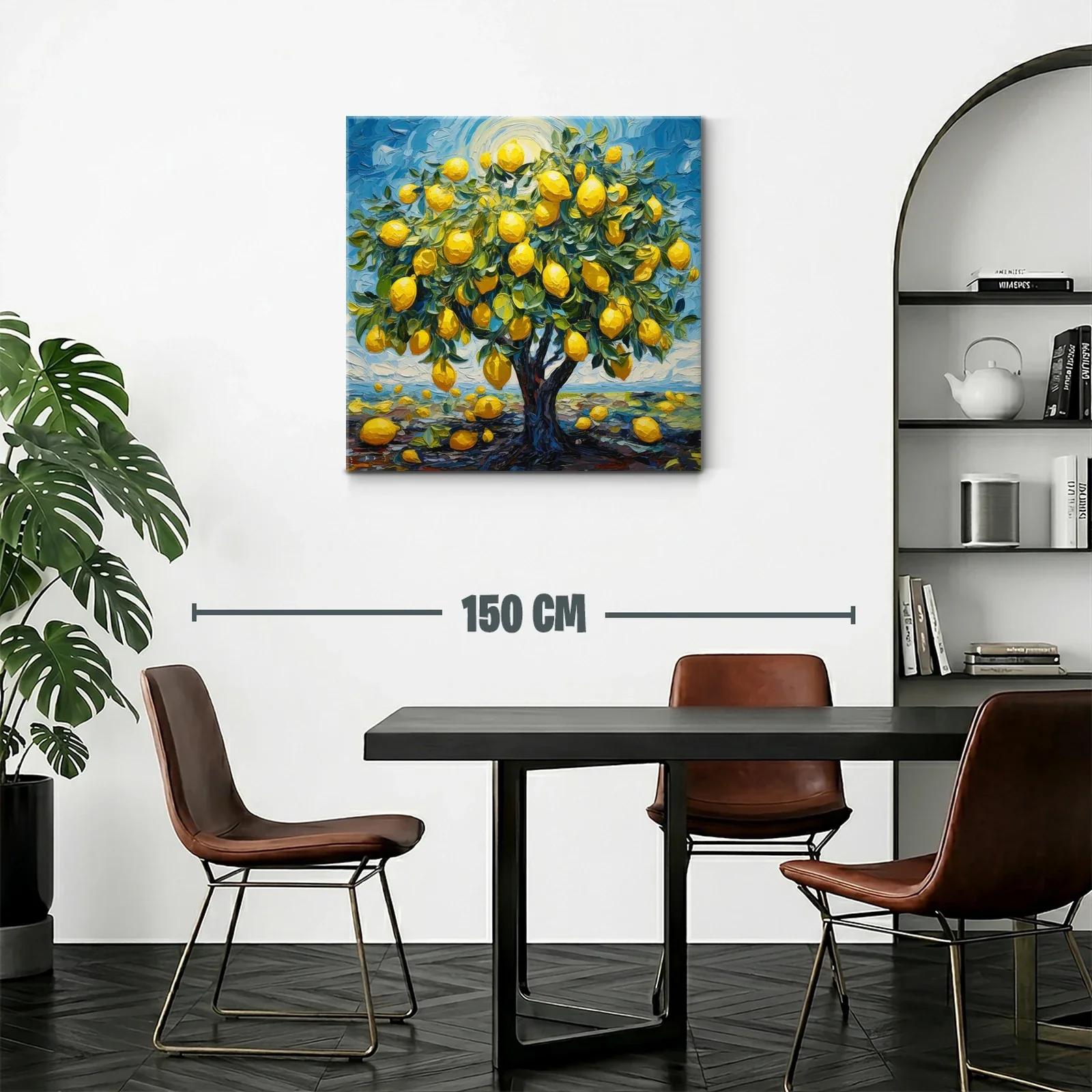 Árbol de limones vibrantes bajo un sol radiante — miniatura 2