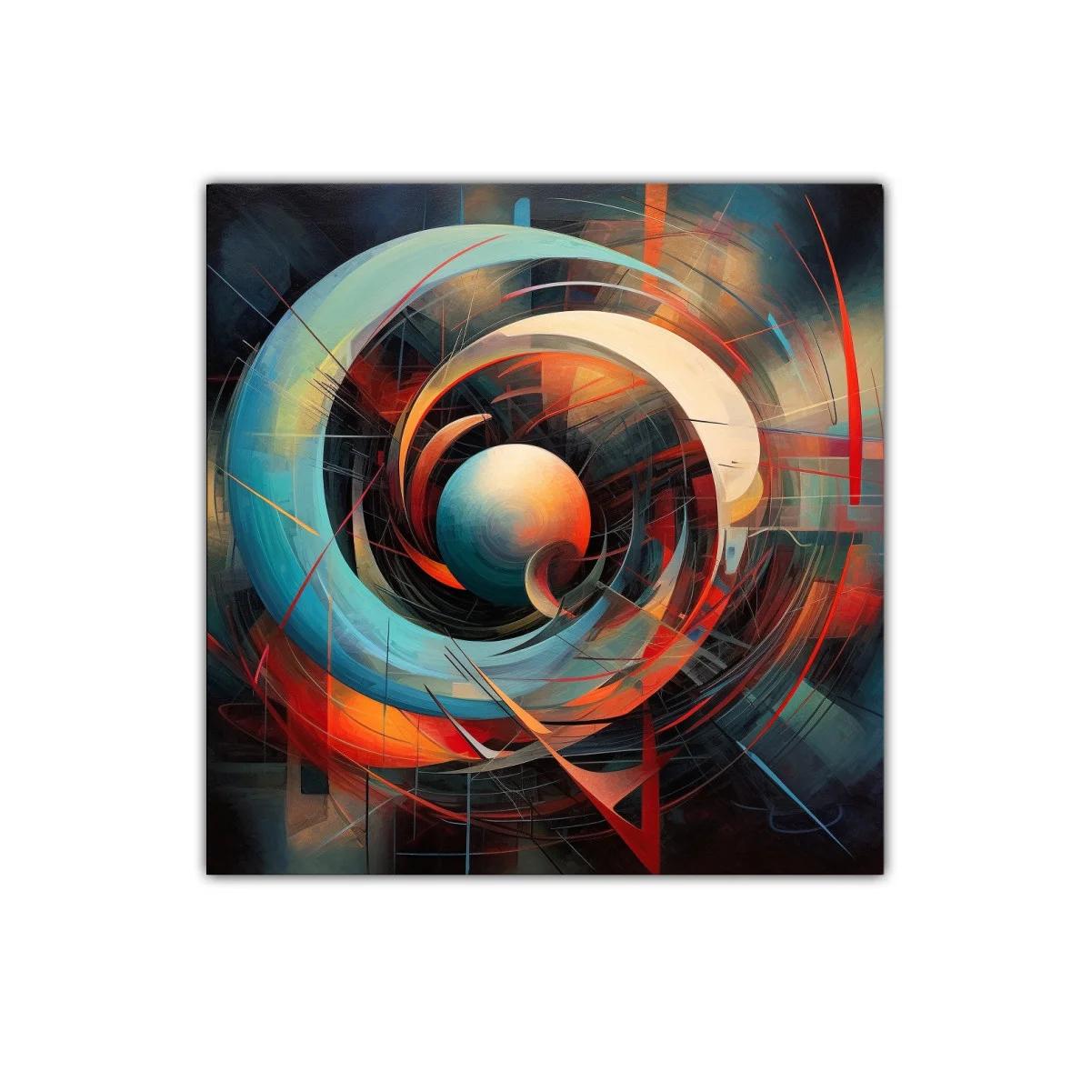 Explosión de formas y colores en movimiento dinámico — imagen principal