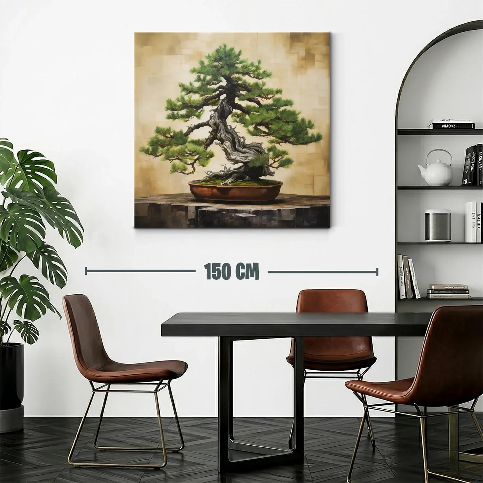 Bonsái Verde con Tronco Retorcido en Ambiente Natural — miniatura 2