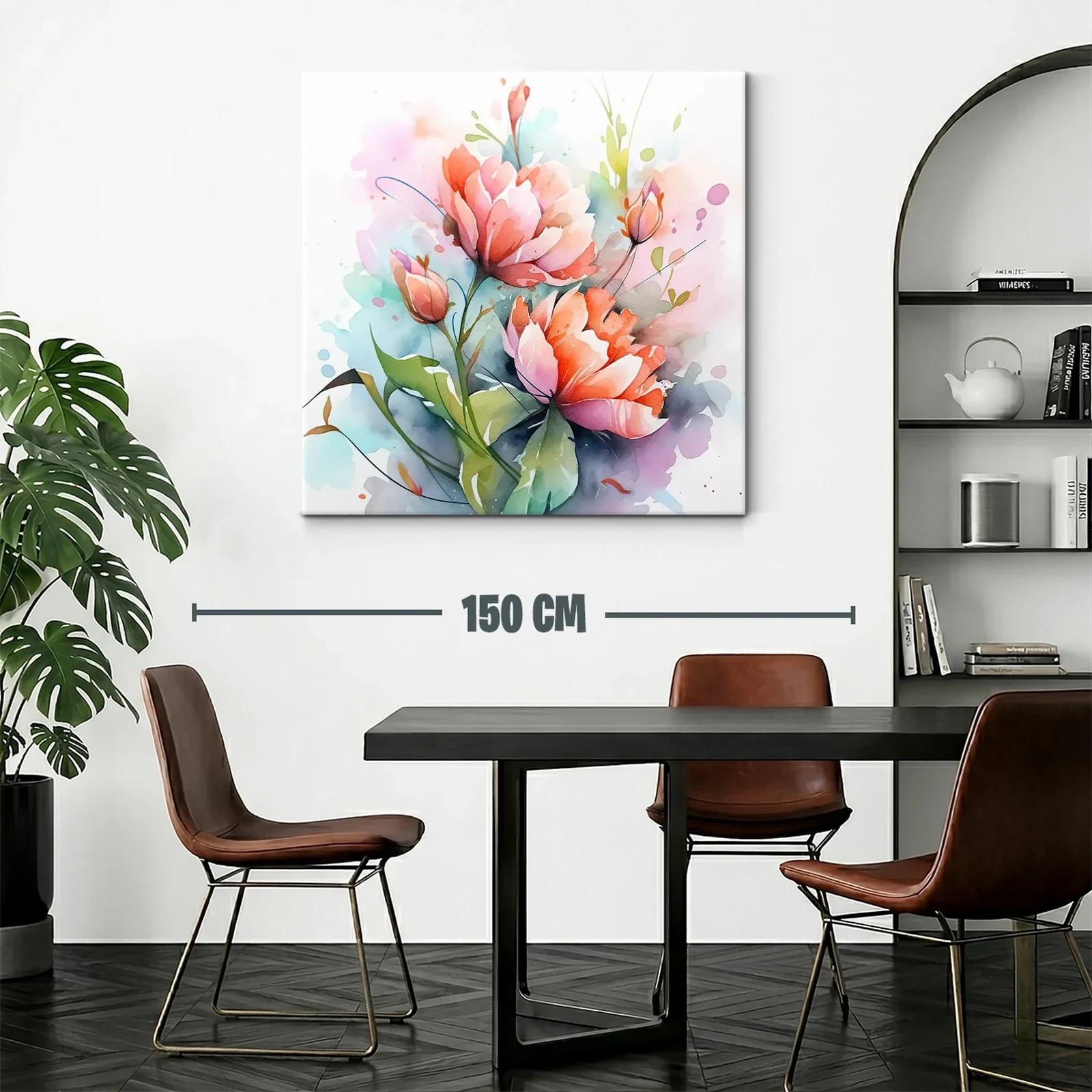 Flores vibrantes con tonos suaves y naturaleza delicada — miniatura 2