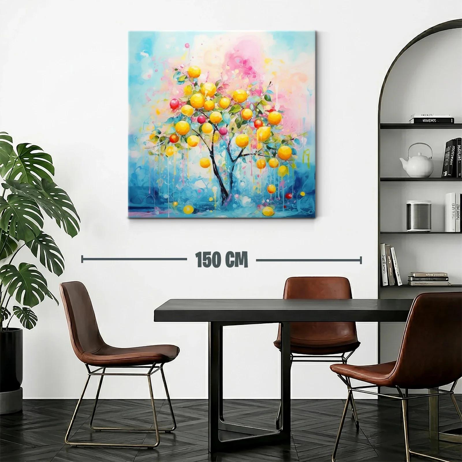 Árbol frutal con tonos vibrantes y atmósfera luminosa — miniatura 2