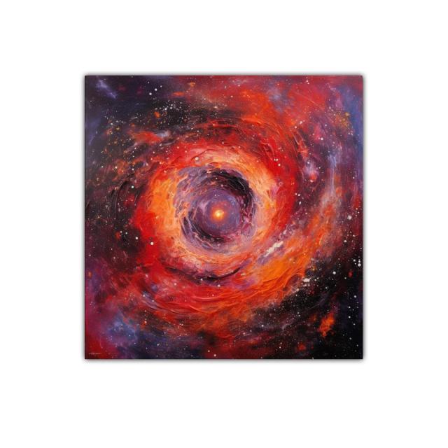 Explosión Cósmica de Luz y Color Intenso