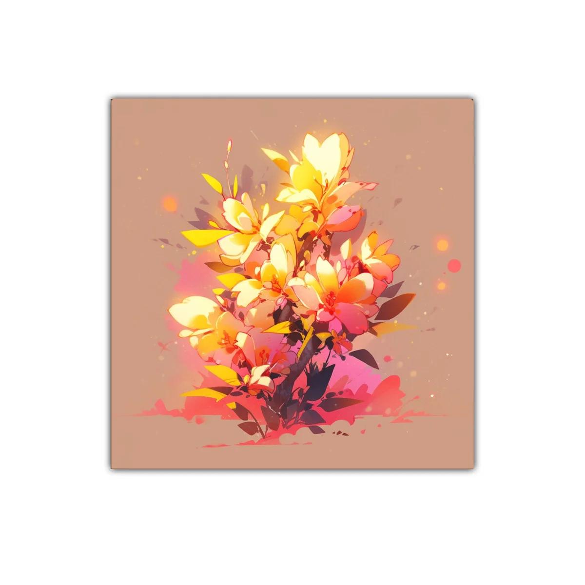 Ramo de flores en tonos cálidos y vibrantes para decorar — imagen principal
