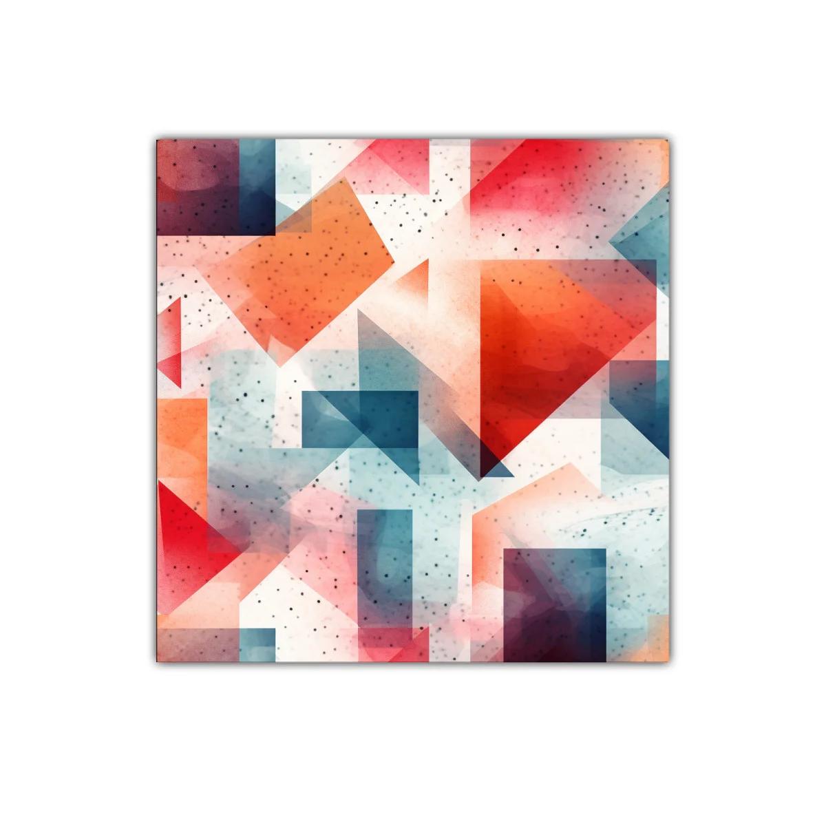 Composición abstracta con formas geométricas translúcidas — imagen principal