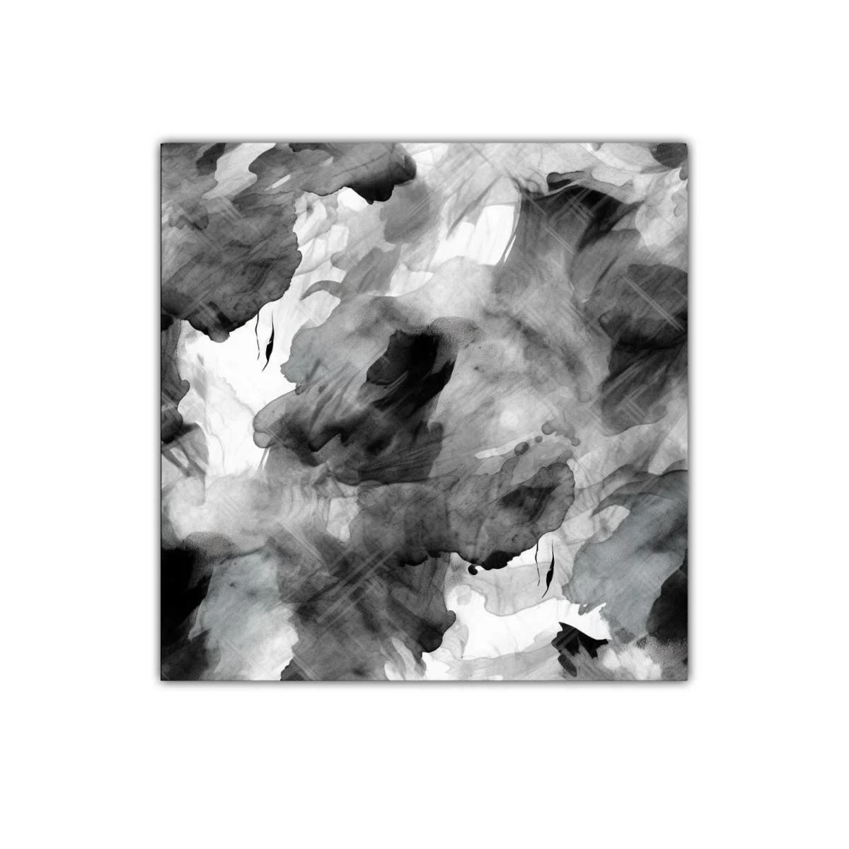Arte abstracto en tonos grises y negros con efectos difuminados — imagen principal