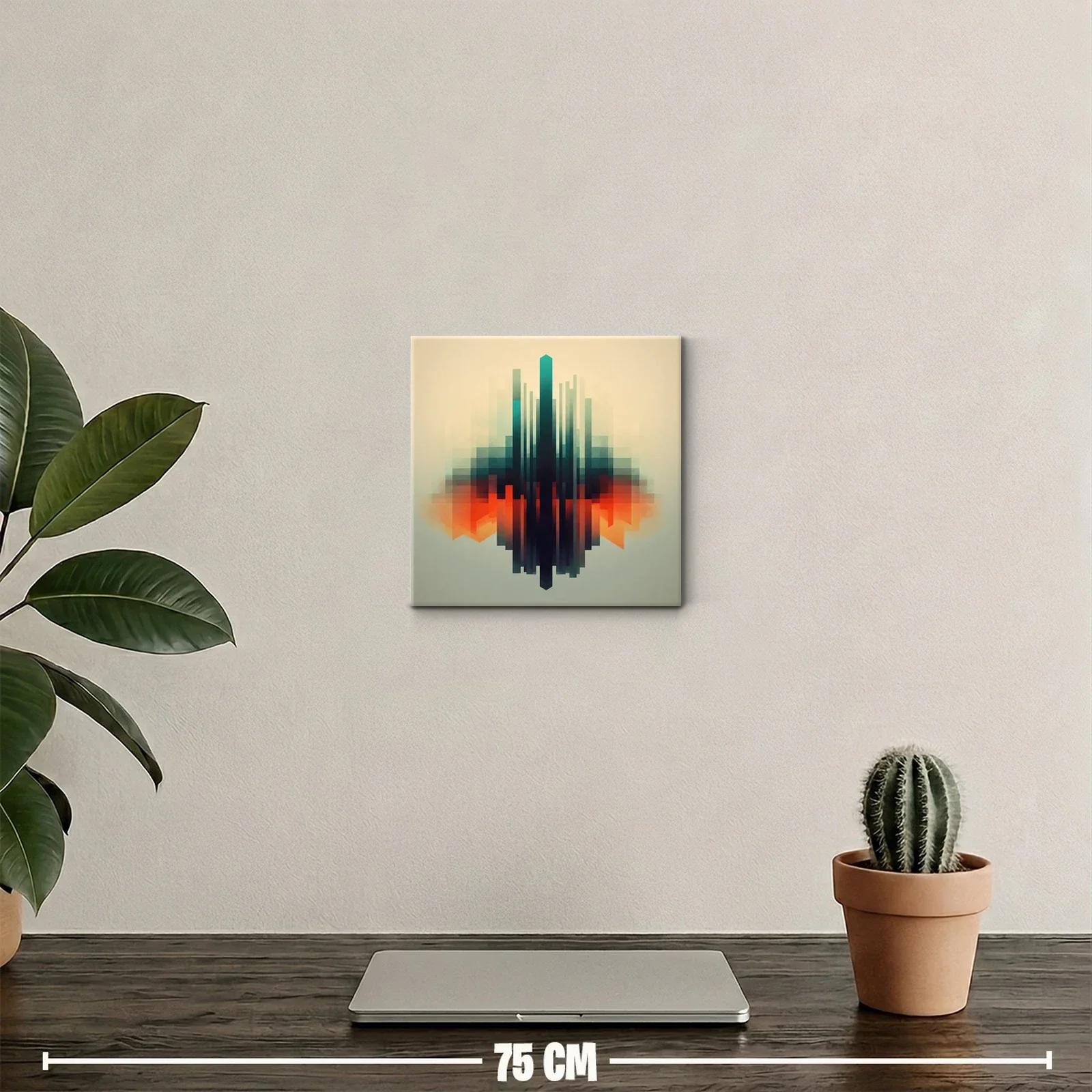 Composición geométrica con tonos vibrantes y elegantes — miniatura 2