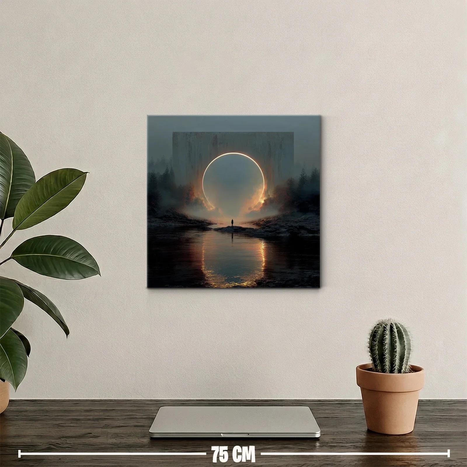 Cuadro con Portal Luminoso en Paisaje Místico y Sereno — miniatura 2