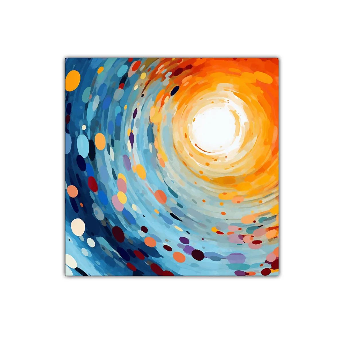 Explosión de colores en espiral vibrante y luminosa — imagen principal