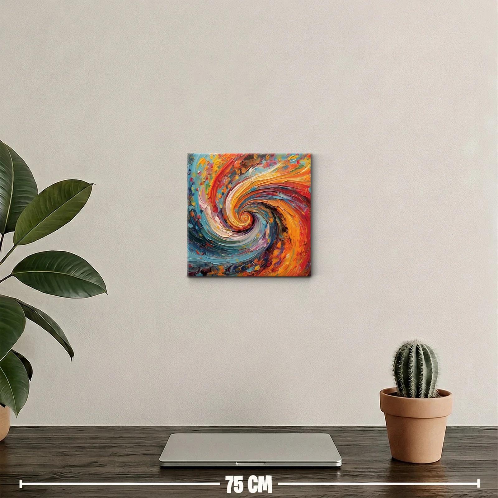Espiral vibrante de colores en movimiento dinámico — miniatura 2