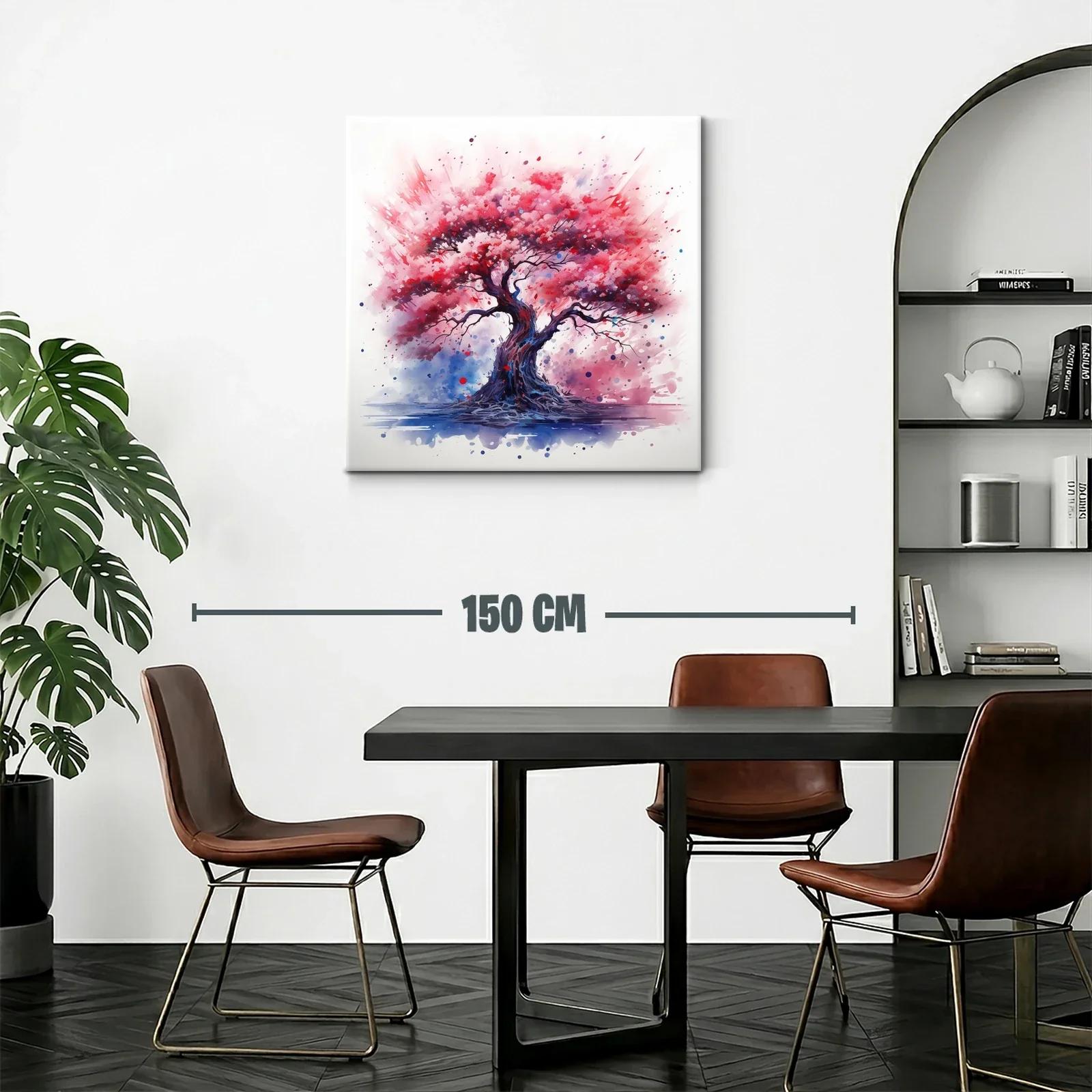 Árbol vibrante con tonos rosados y lilas llenos de vida — miniatura 2