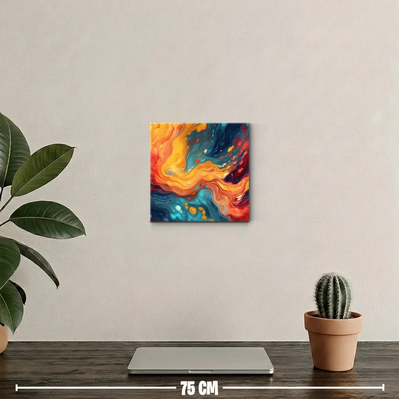 Danza de colores vibrantes en movimiento fluido — miniatura 2