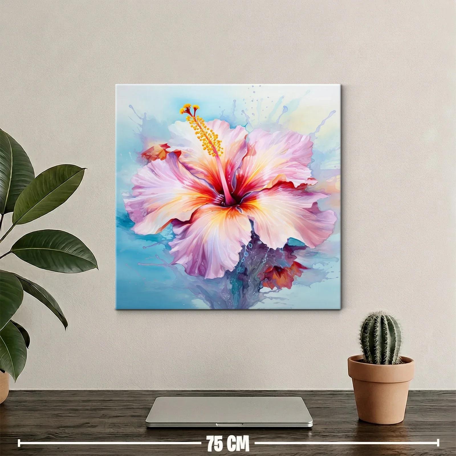 Flor vibrante con tonos pastel en movimiento fluido — miniatura 2