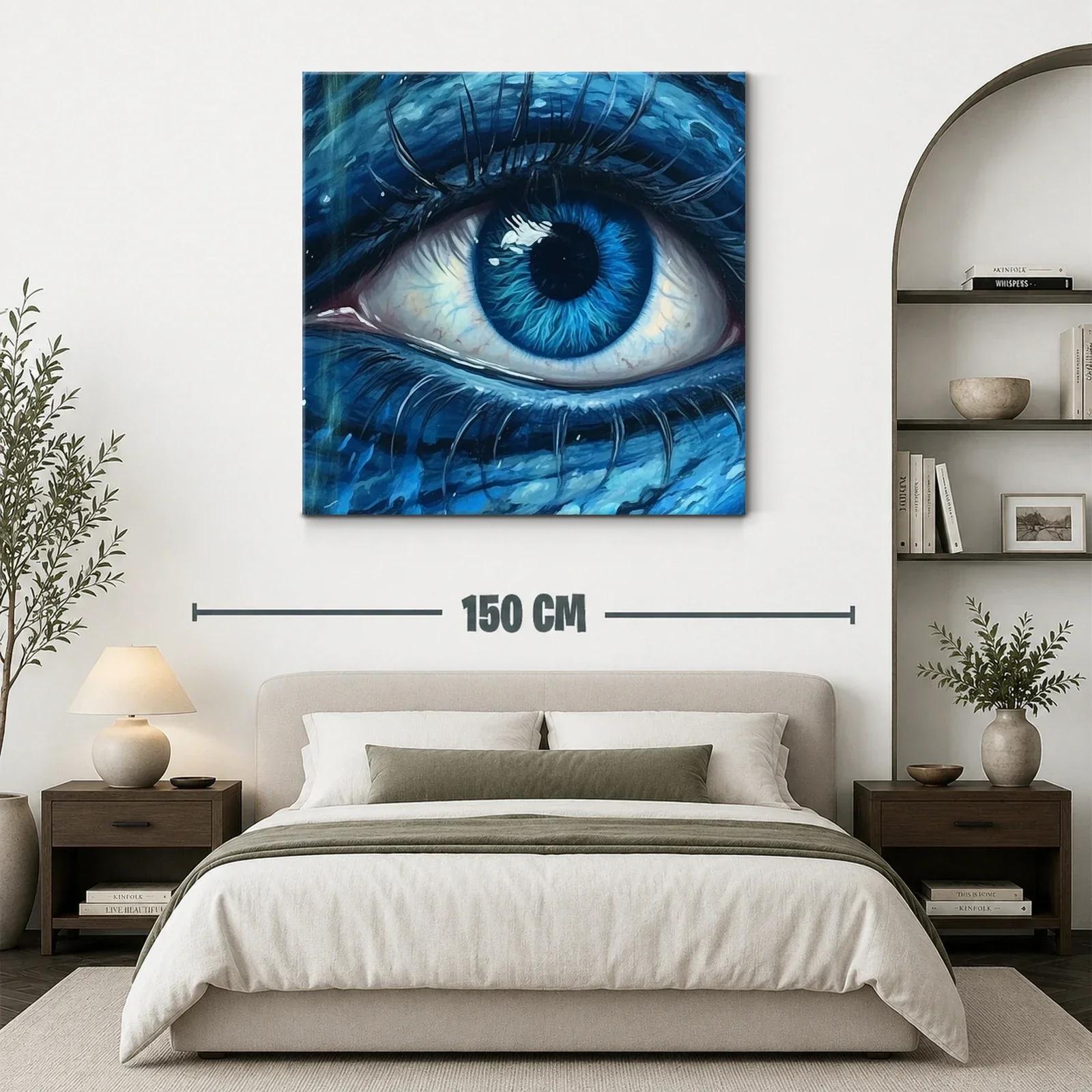 Impactante mirada azul para captar toda la atención — miniatura 3