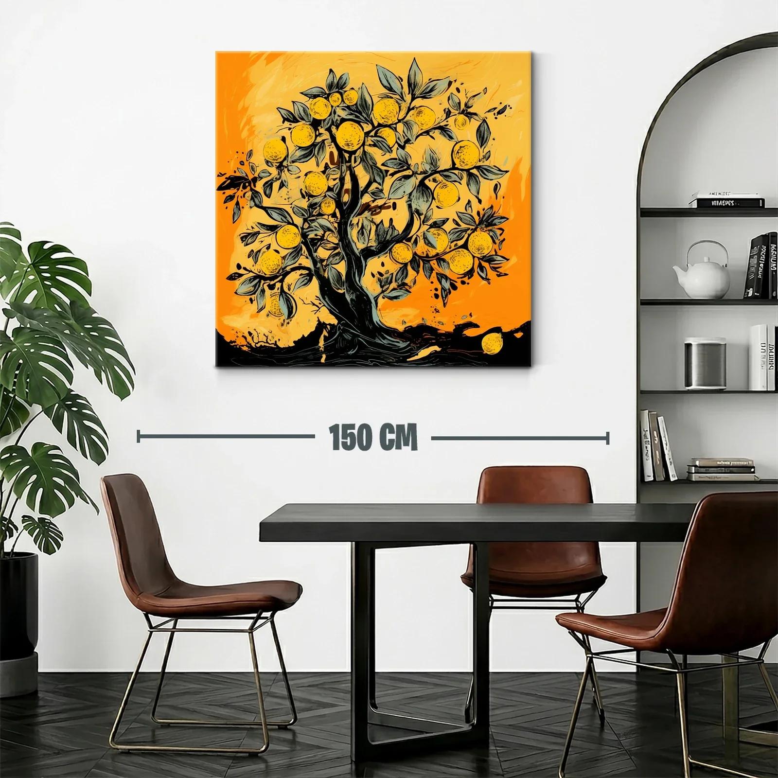 Árbol de naranjas vibrante y lleno de vida — miniatura 2