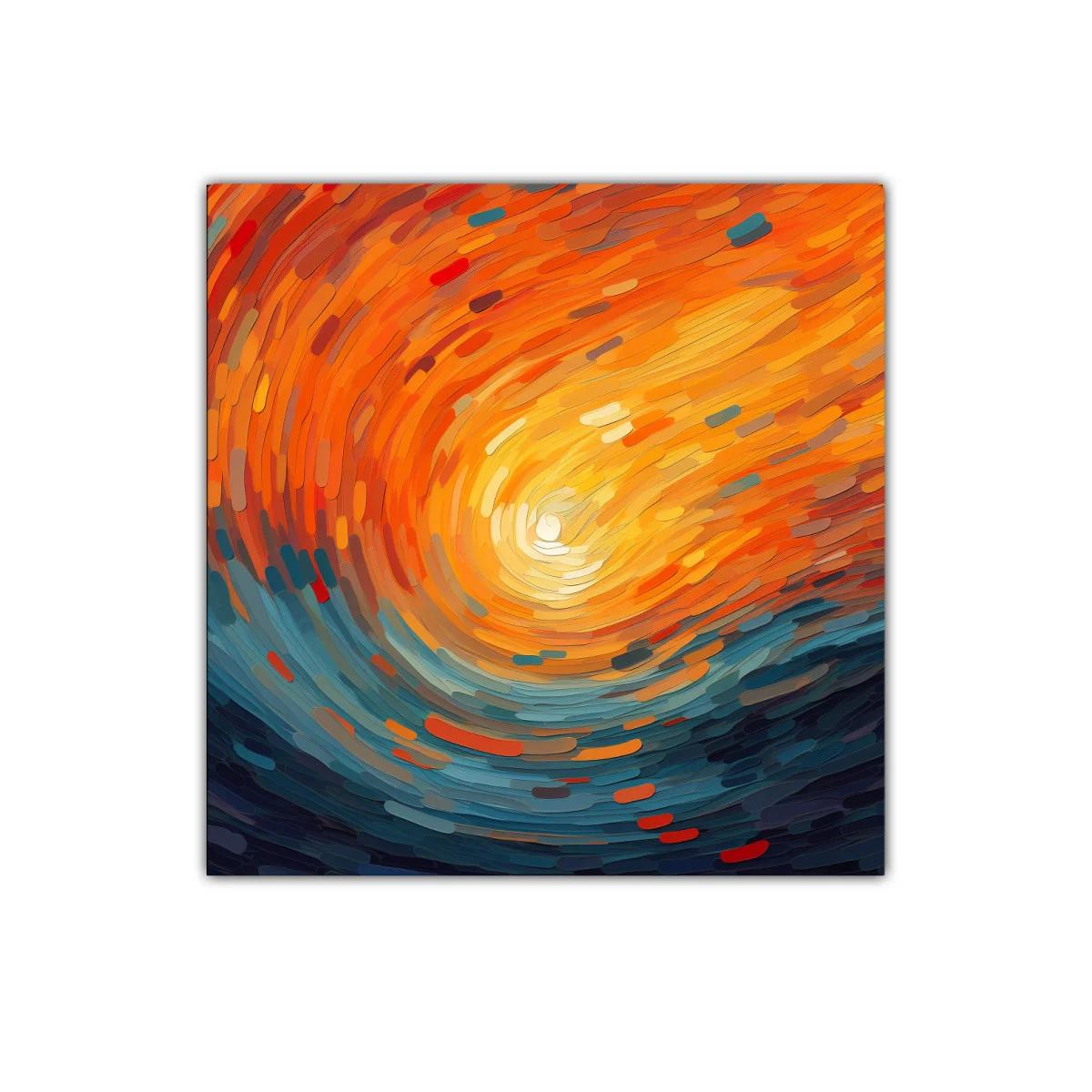 Explosión de color en espiral vibrante y dinámica — imagen principal