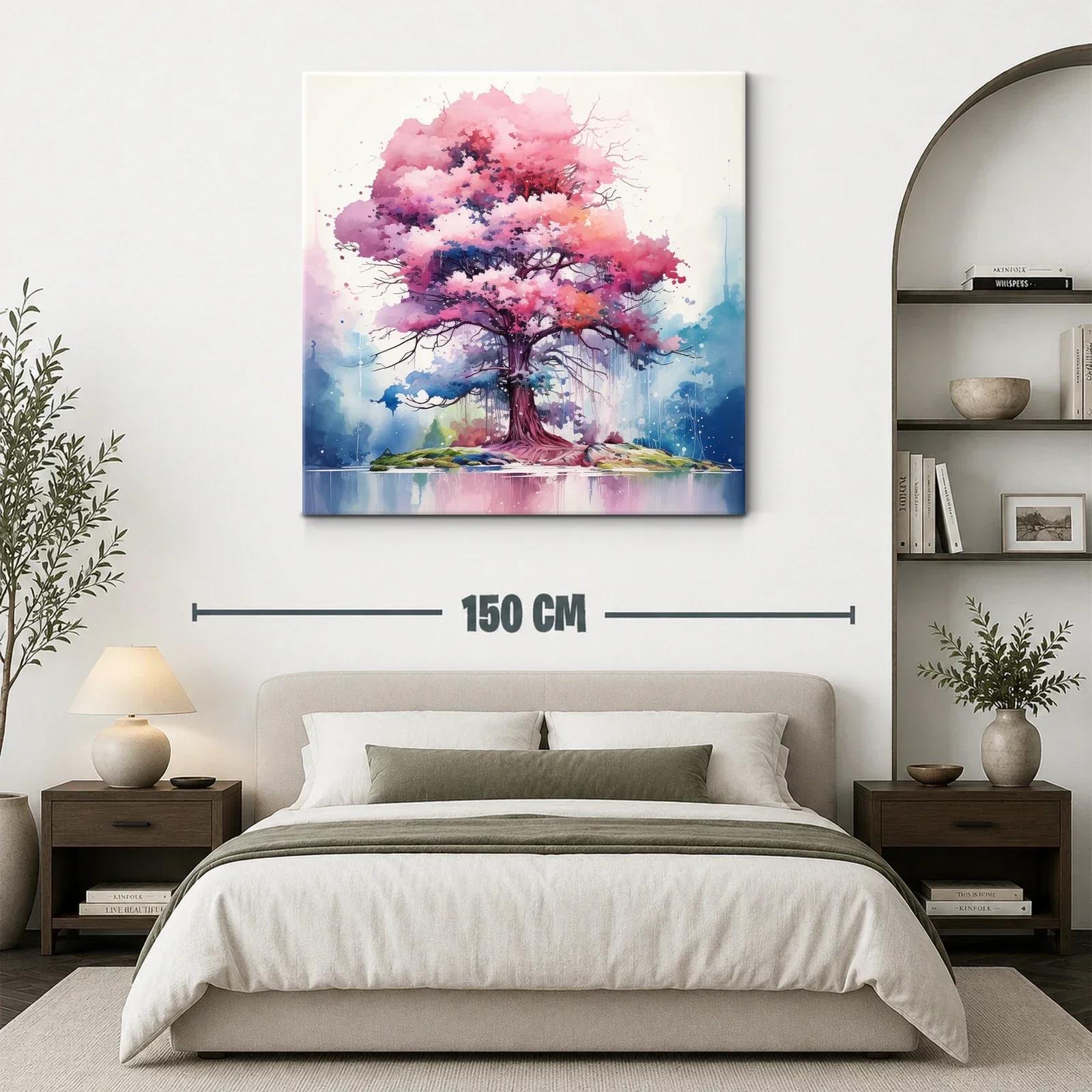 Árbol con tonos vibrantes que evocan serenidad y belleza — miniatura 3