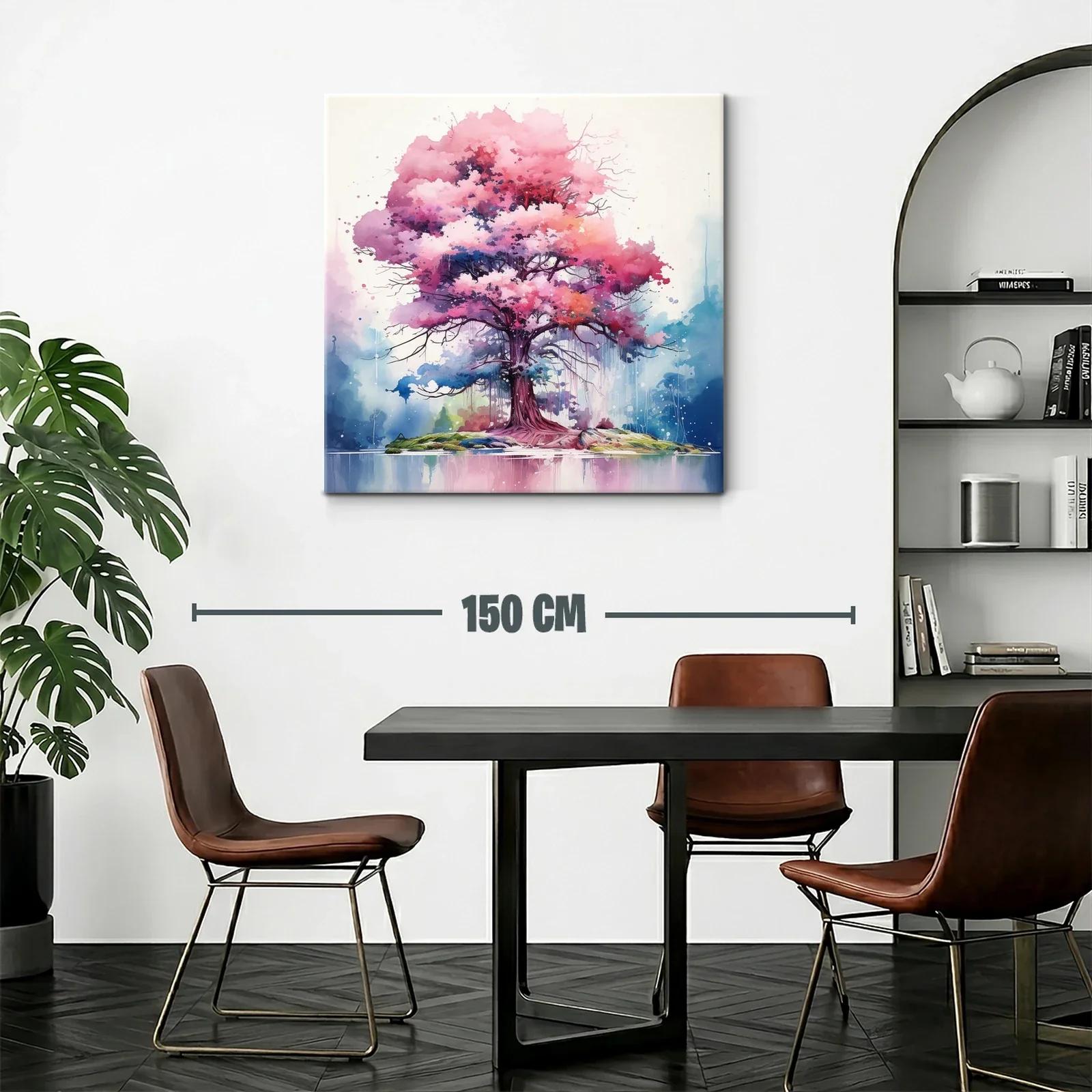 Árbol con tonos vibrantes que evocan serenidad y belleza — miniatura 2