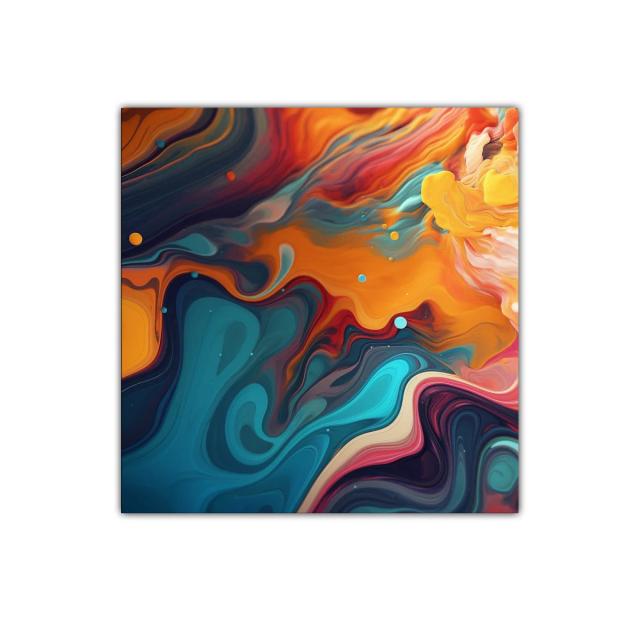 Arte abstracto vibrante para espacios modernos y coloridos