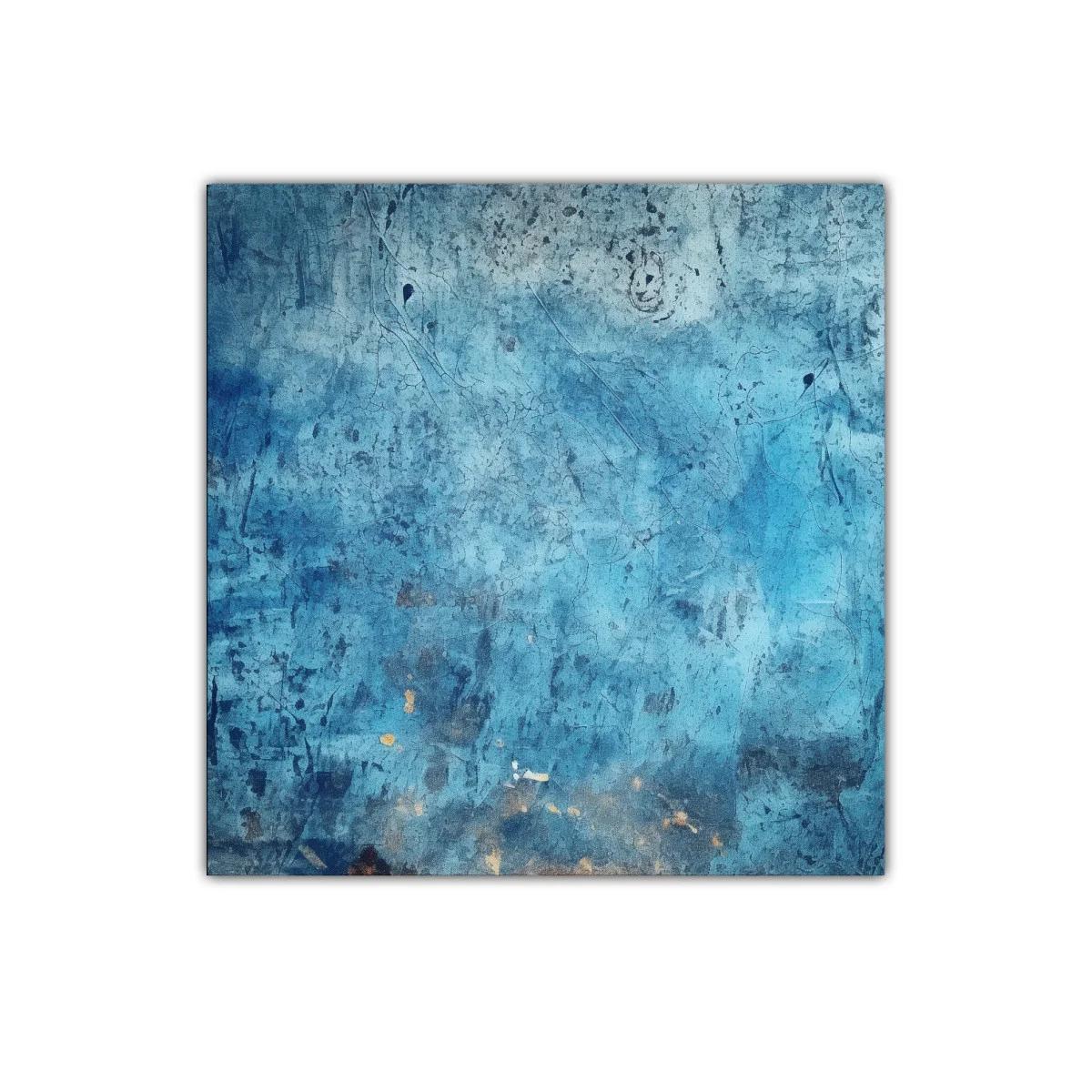 Inspiración abstracta en tonos azules y grises