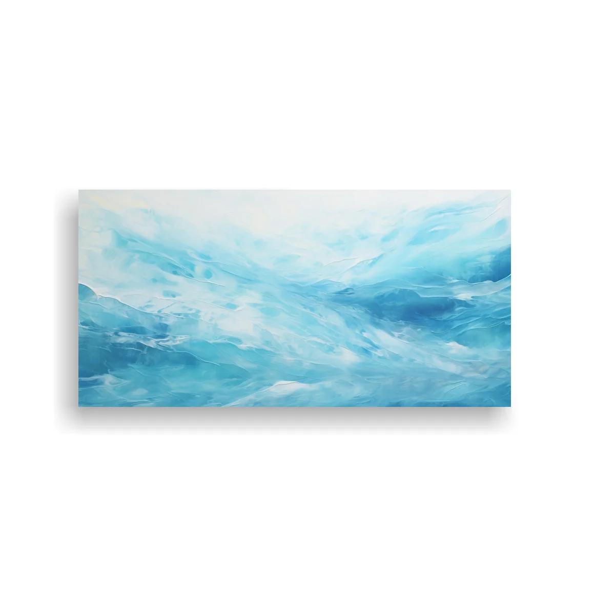 Cuadro olas del mar con horizonte panorámico — imagen principal