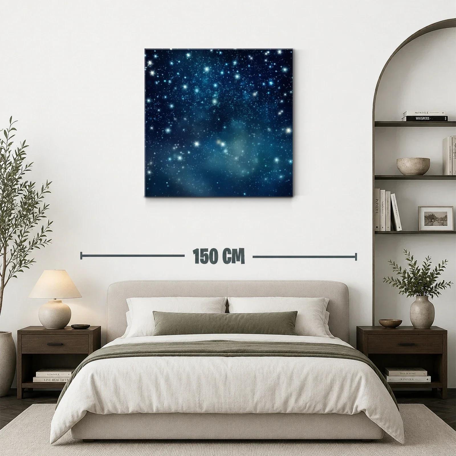 Brillo Estelar en Fondo Nocturno Azul Profundo — miniatura 3