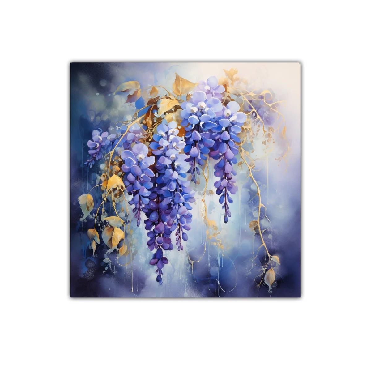 Delicadas flores moradas en composición artística elegante — imagen principal