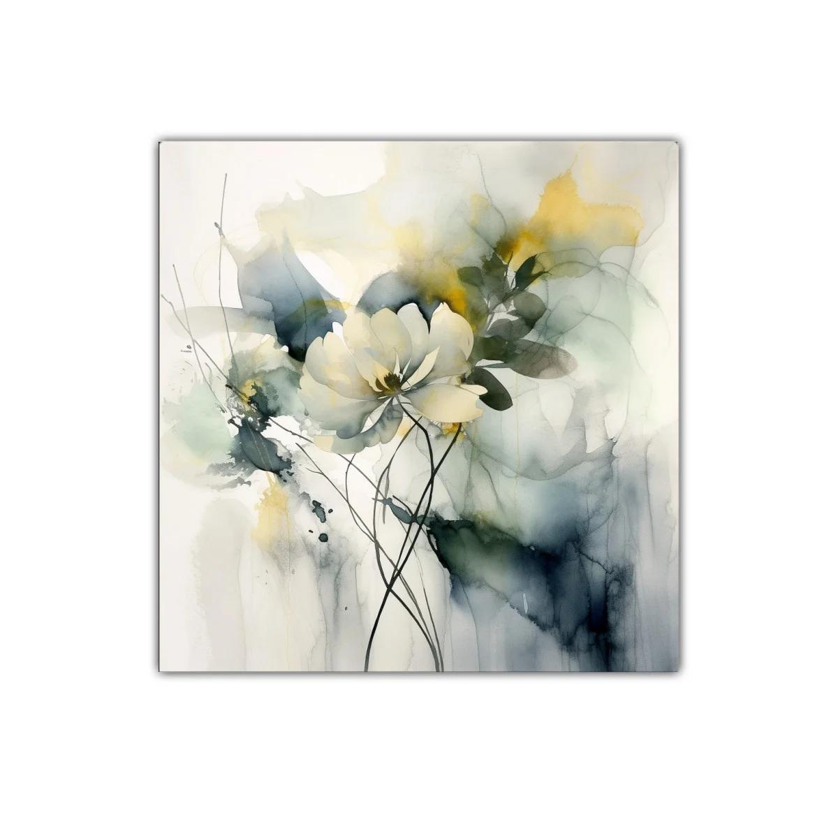 Cuadro decorativo de flores con tonos suaves y elegantes — imagen principal