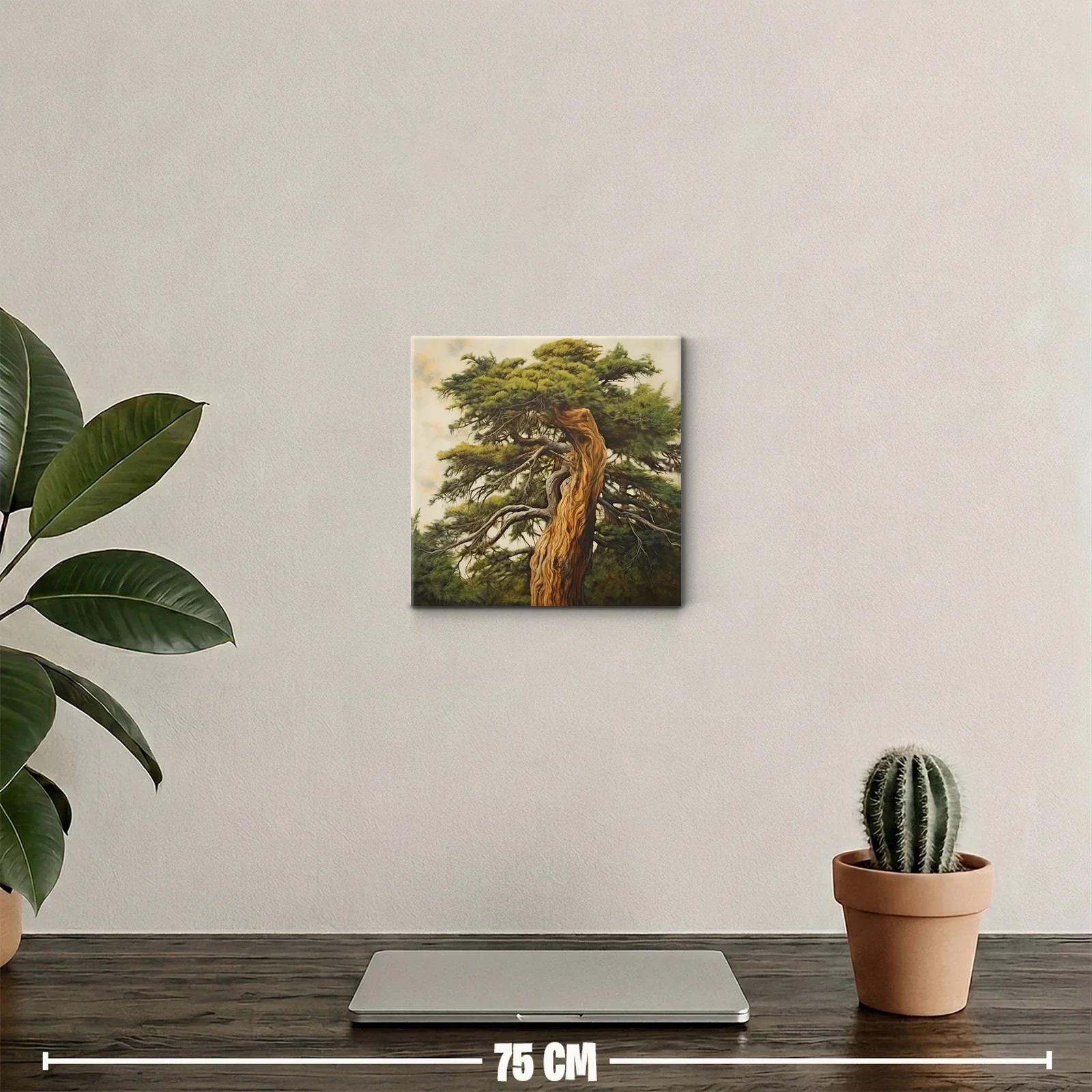 Imponente árbol centenario con texturas naturales y tonos tierra — miniatura 2