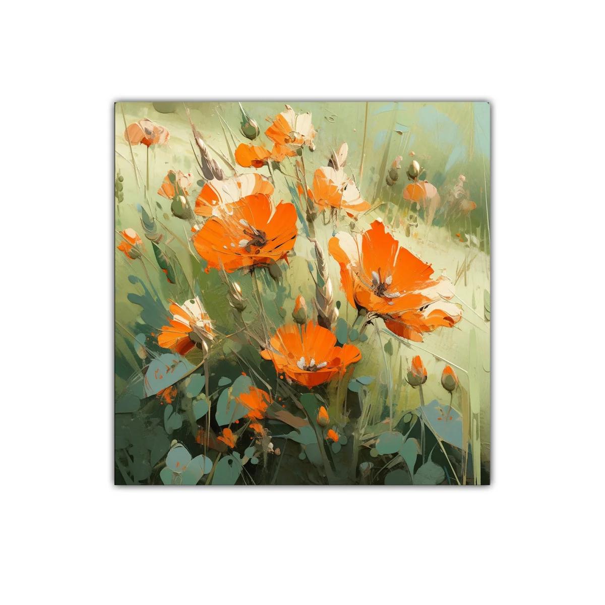 Flores de amapola en vibrante composición natural — imagen principal