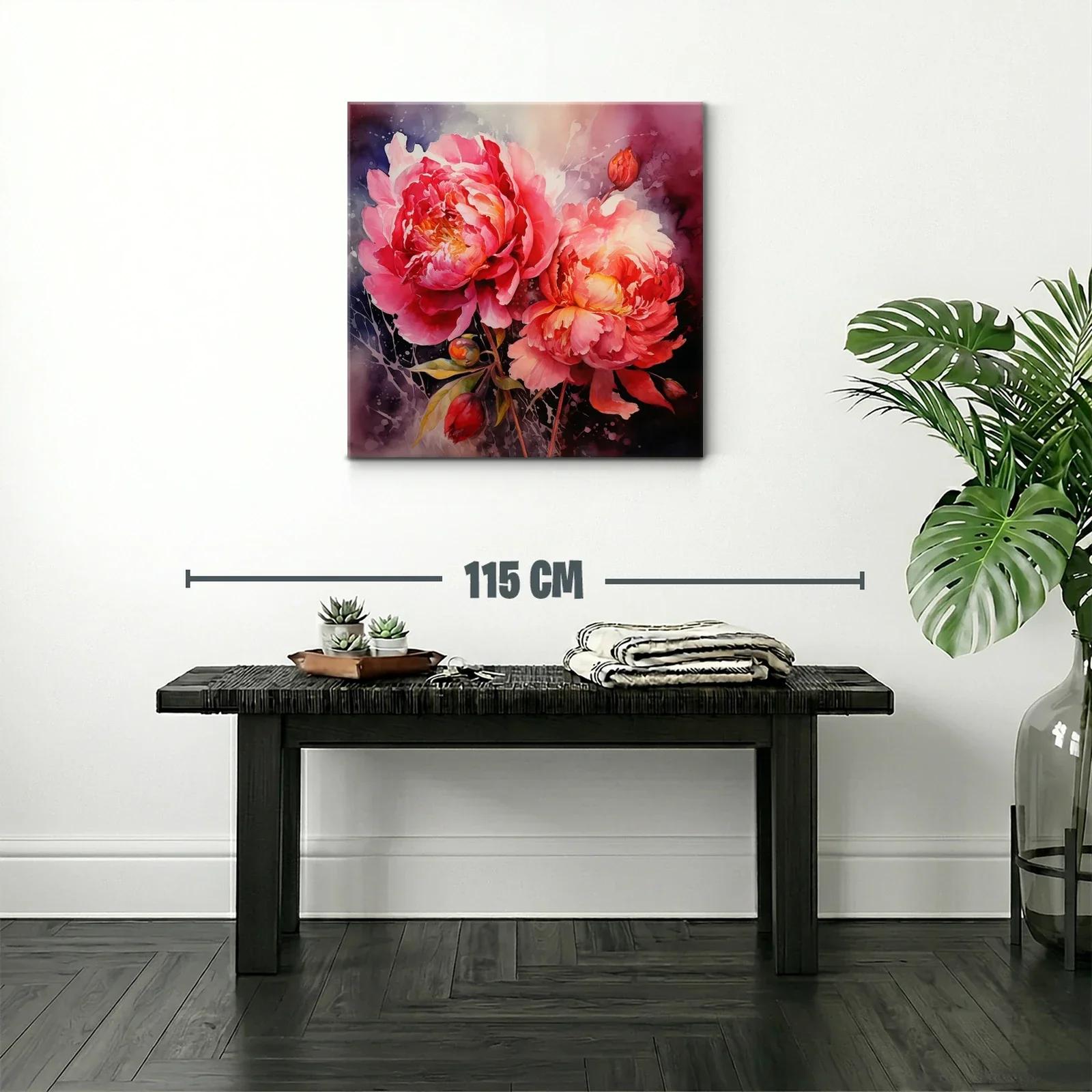 Flores vibrantes en tonos rojos y rosados llenas de vida — miniatura 2