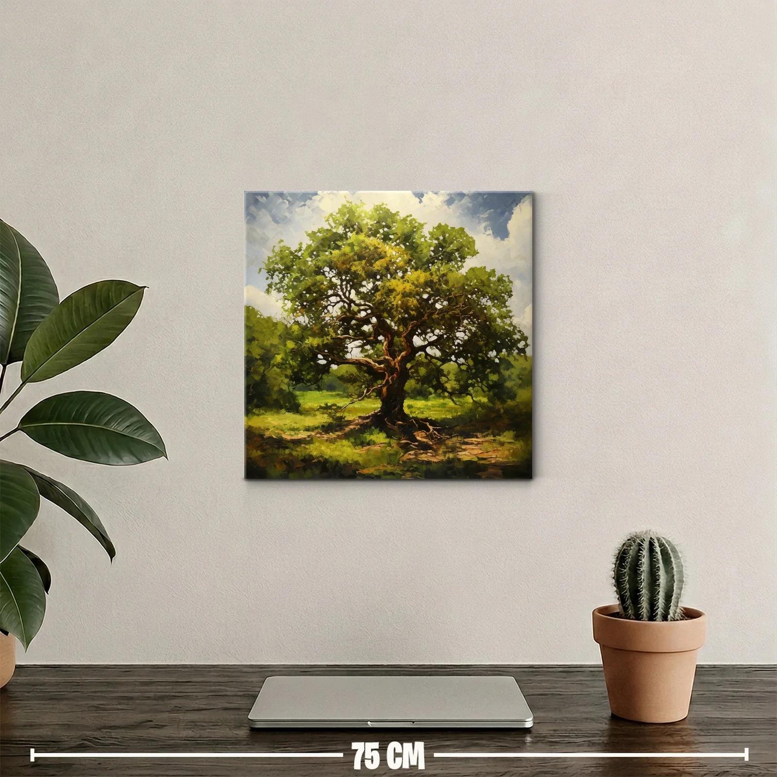 Árbol solitario con luz cálida en paisaje natural — miniatura 2