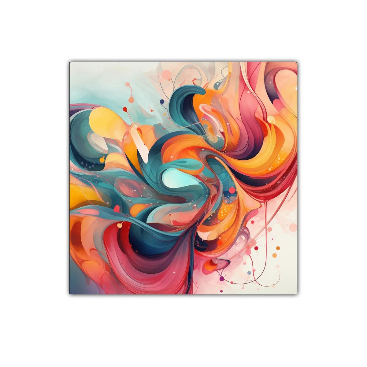 Explosión Abstracta de Colores Vibrantes y Dinámicos — imagen principal