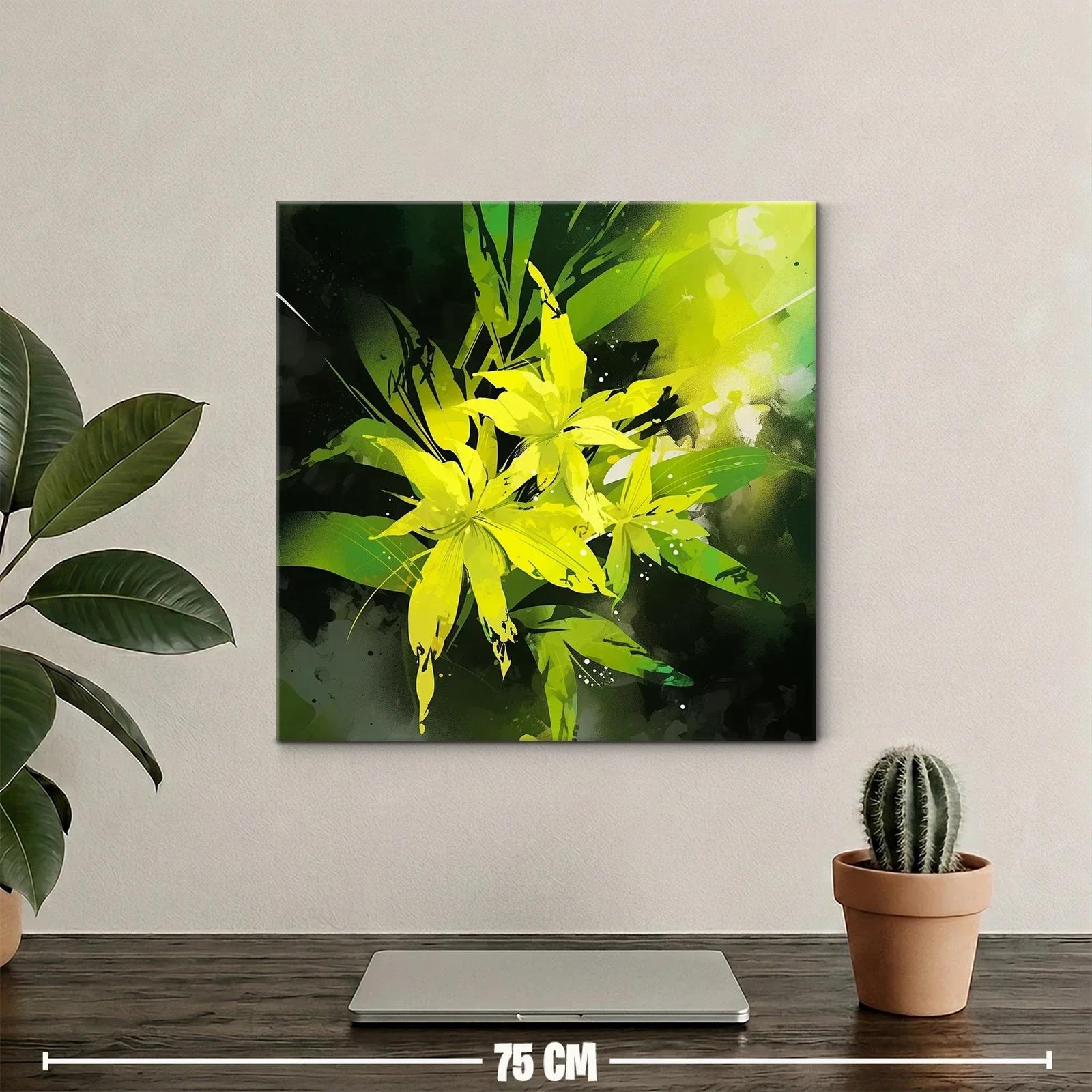 Lágrimas de luz en flores amarillas vibrantes — miniatura 2
