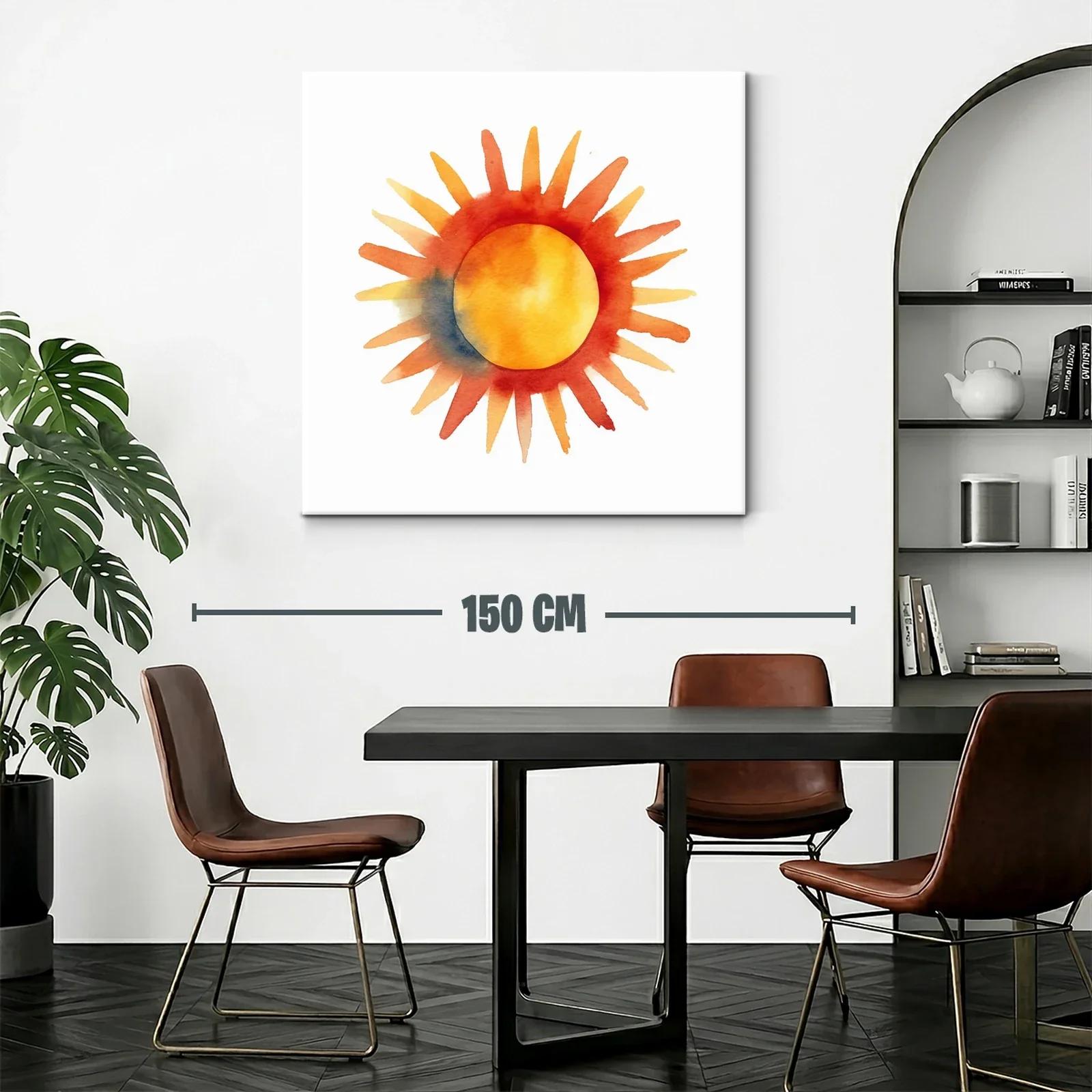 Sol vibrante en tonos cálidos para ambientes luminosos — miniatura 2